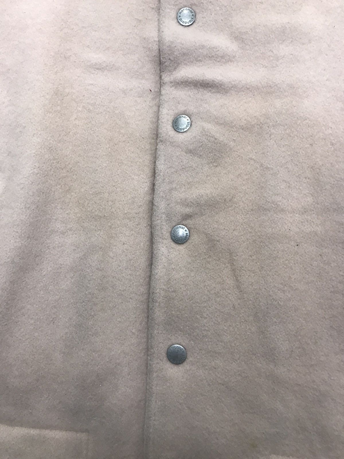 National Standard National Standard Wool Leather Sleeve Varsity Jacket Size US S / EU 44-46 / 1 - 8 Thumbnail