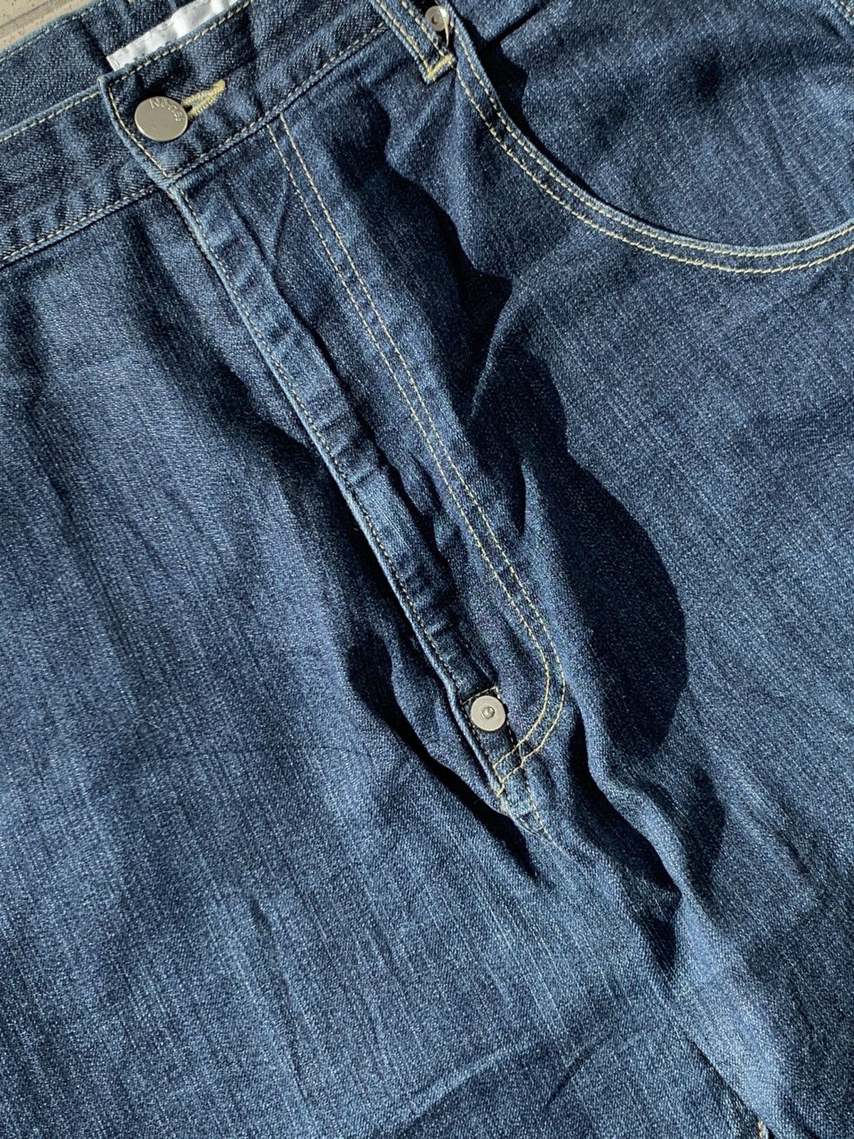 Issey Miyake Grailed🔥 Ne-Net Rare Baggy Embroidered Bear Denim Pants Size US 31 - 4 Thumbnail