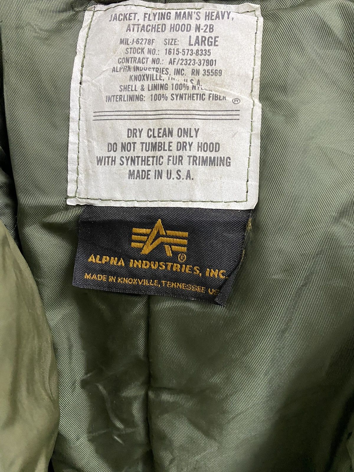 Alpha Industries Alpha Industries N-2B Hoodie Jacket Size US L / EU 52-54 / 3 - 22 Thumbnail