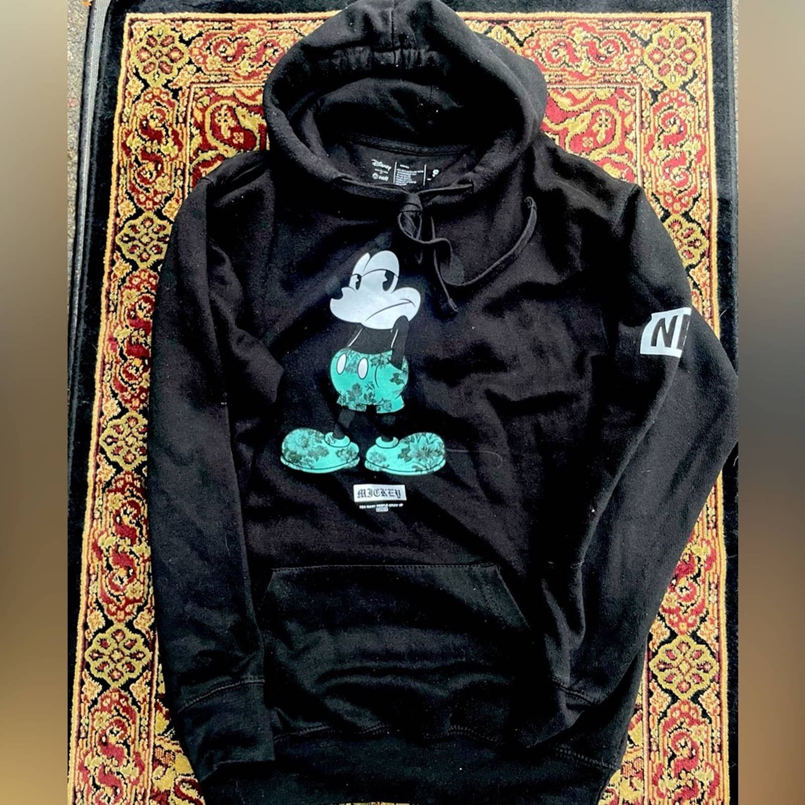 Disney Disney x Neff Mickey Mouse Hoodie Never Grow Old Sweatshirt Grailed