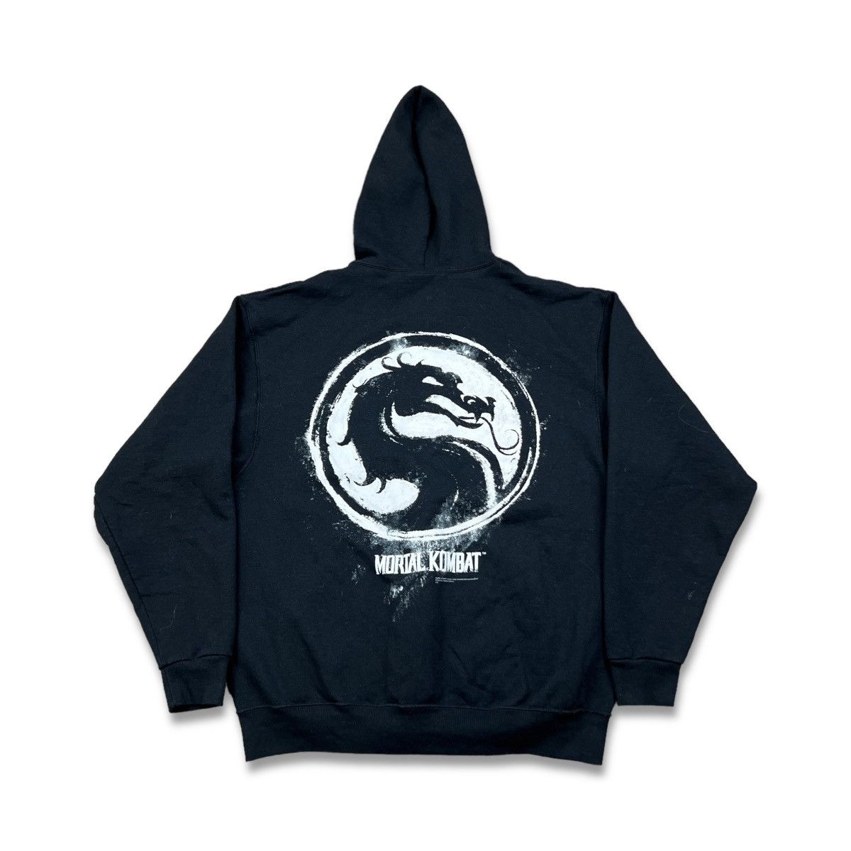 Playstation Vintage 2011 Mortal Kombat Hoodie Full Zip Warner Bros Promo Size US L / EU 52-54 / 3 - 3 Thumbnail
