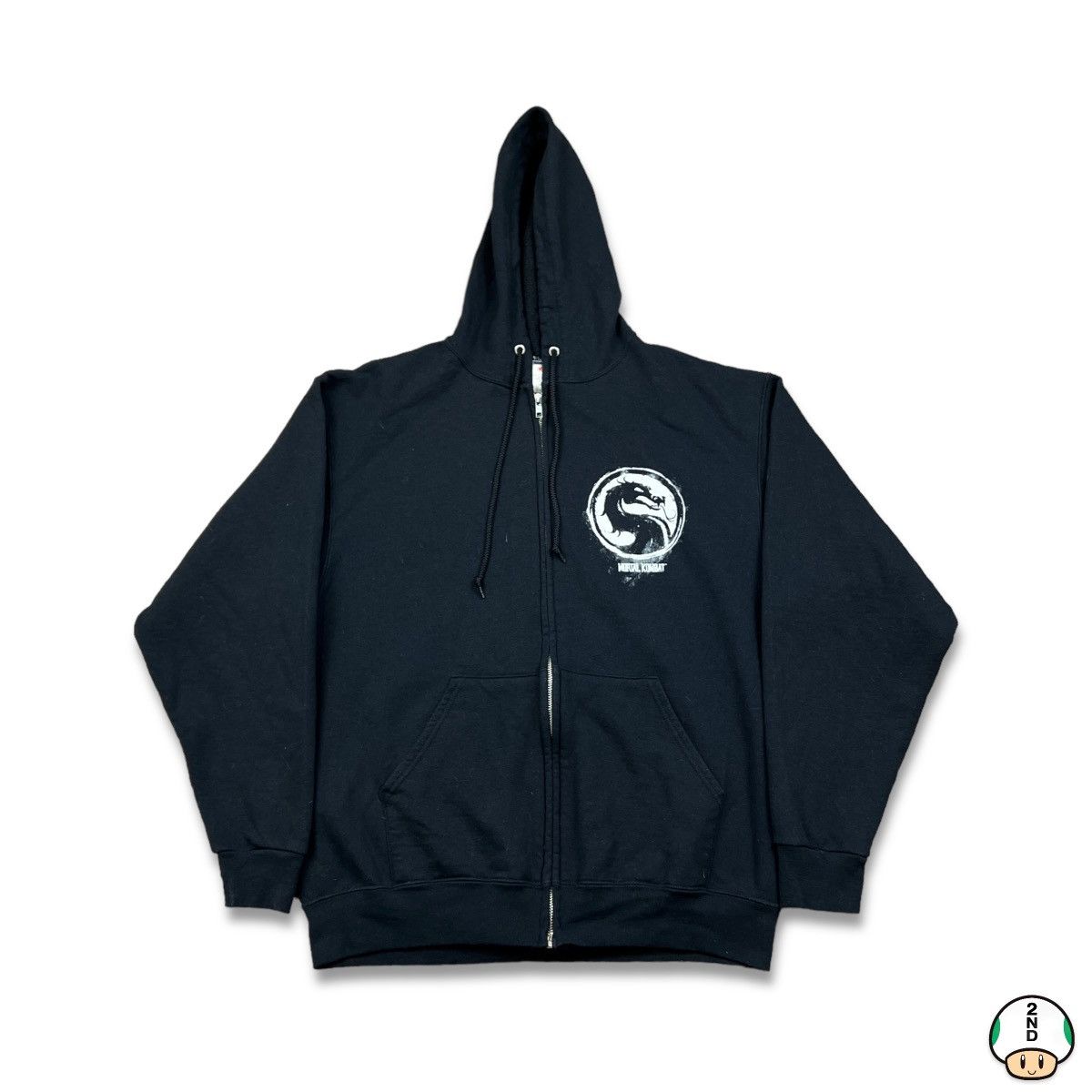 Playstation Vintage 2011 Mortal Kombat Hoodie Full Zip Warner Bros Promo Size US L / EU 52-54 / 3 - 1 Thumbnail