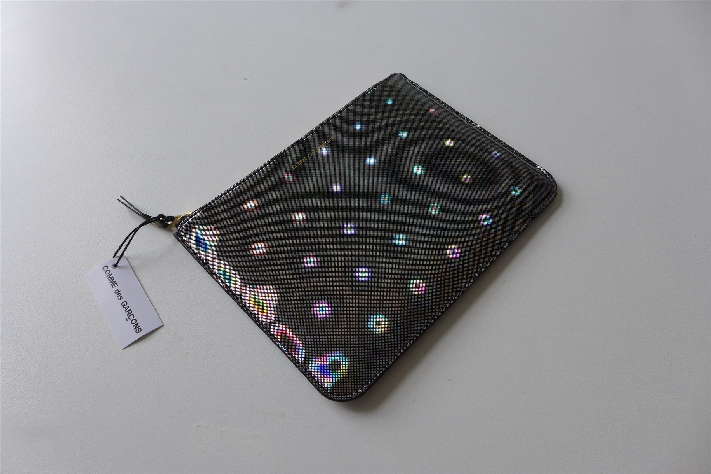 Comme des Garcons Comme des Garcons Zip Pouch - Black Rainbow Size ONE SIZE - 3 Thumbnail