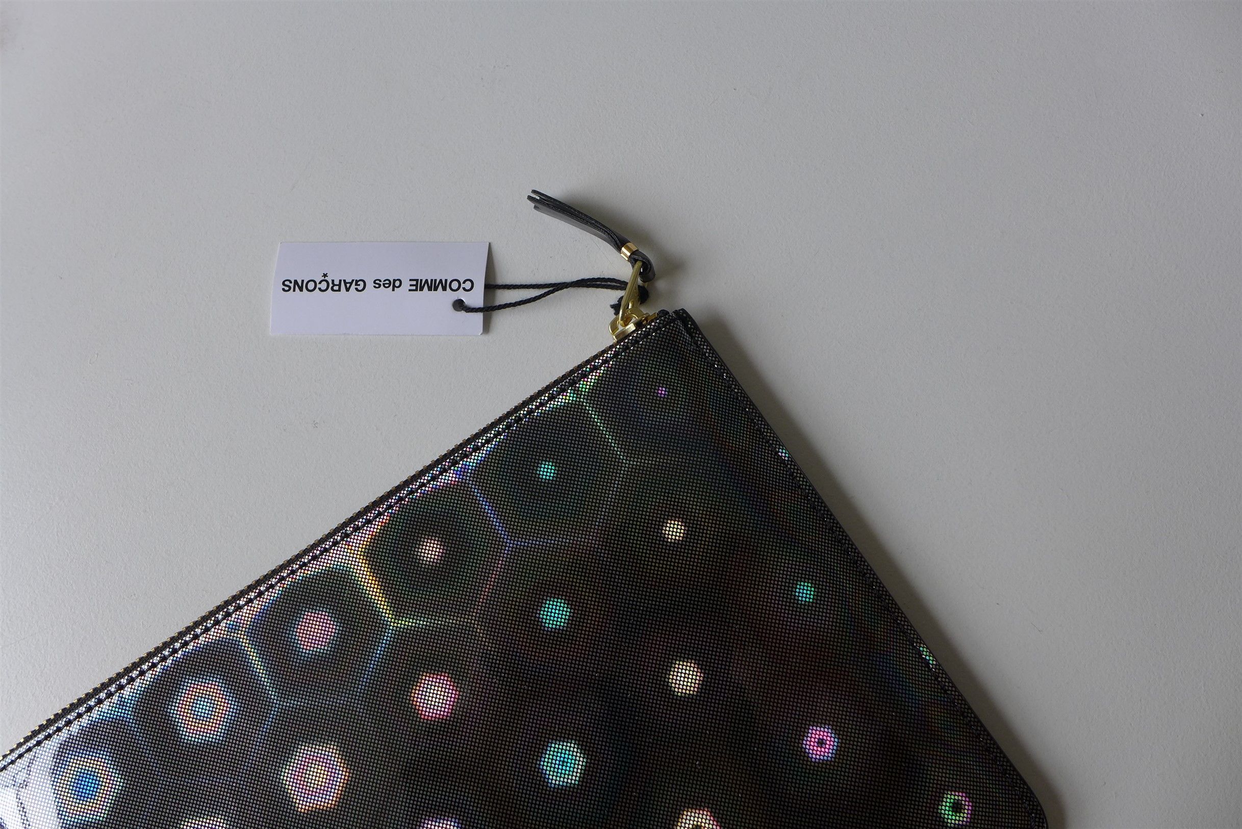 Comme des Garcons Comme des Garcons Zip Pouch - Black Rainbow Size ONE SIZE - 5 Thumbnail