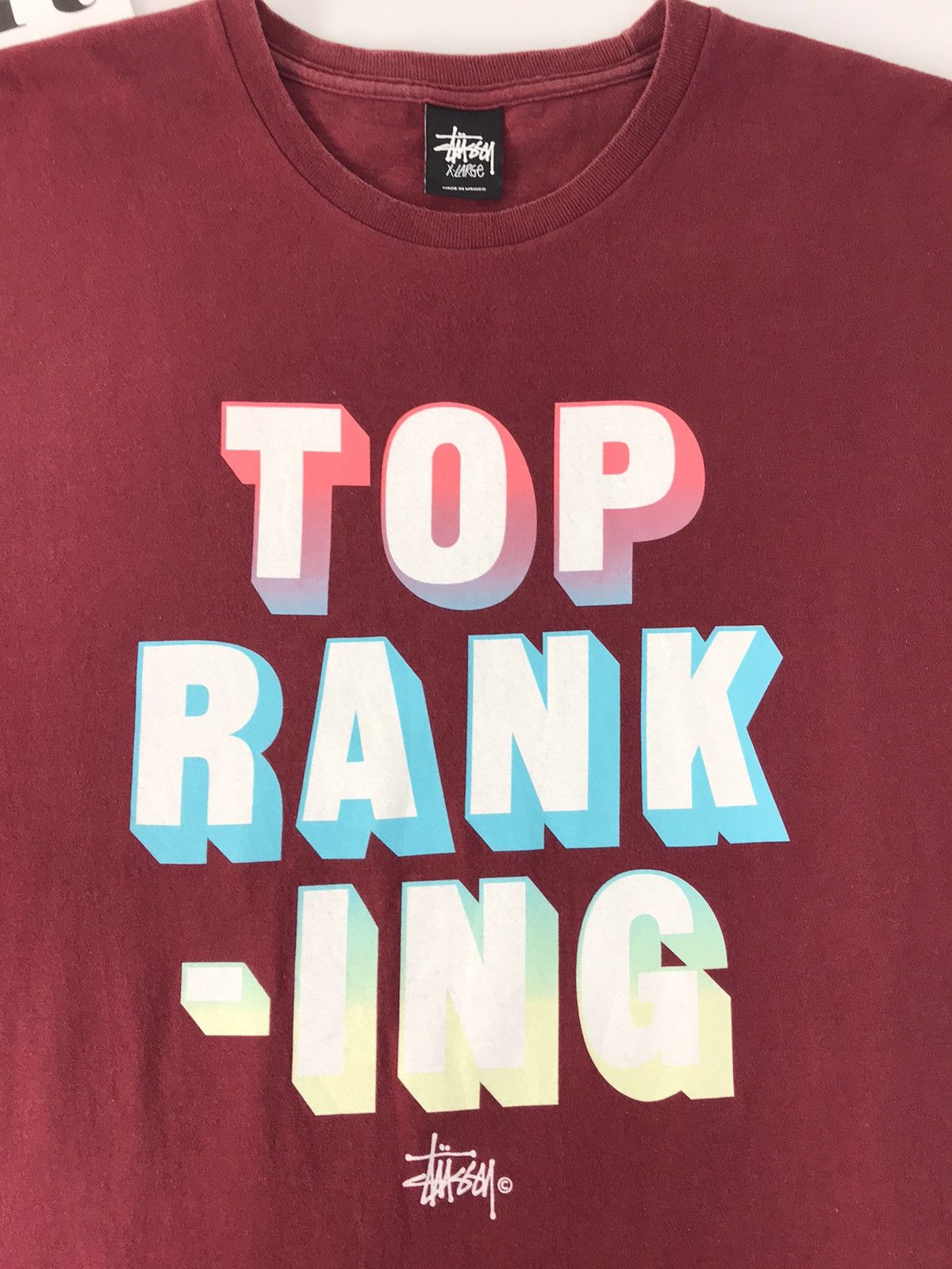 Stussy Stussy Top Rank -Ing Simple Tee Size US XL / EU 56 / 4 - 4 Thumbnail