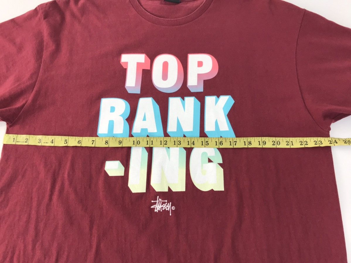 Stussy Stussy Top Rank -Ing Simple Tee Size US XL / EU 56 / 4 - 7 Thumbnail
