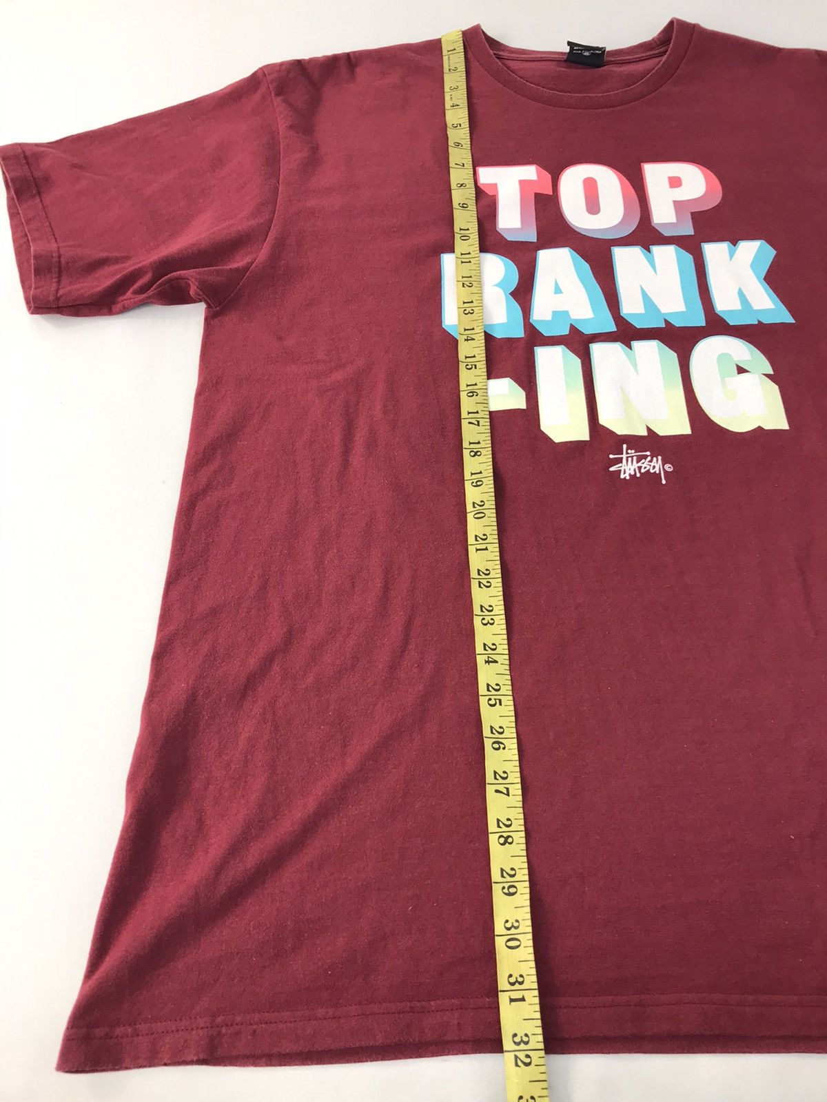 Stussy Stussy Top Rank -Ing Simple Tee Size US XL / EU 56 / 4 - 8 Thumbnail