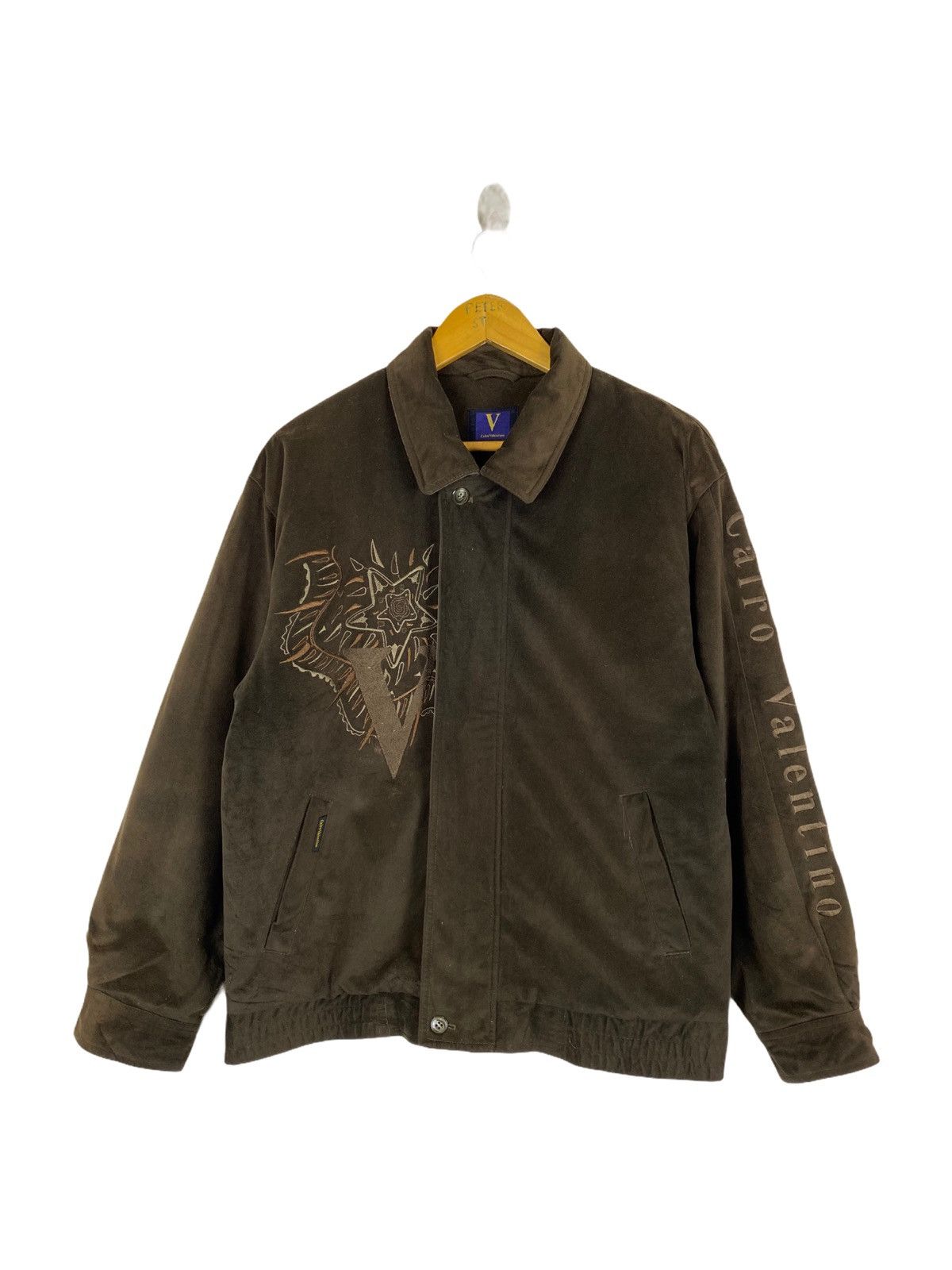 Designer 🔥ACCEPT BINDING OFFER🔥Carlo Valentino Velvet Jacket Size US L / EU 52-54 / 3 - 1 Thumbnail