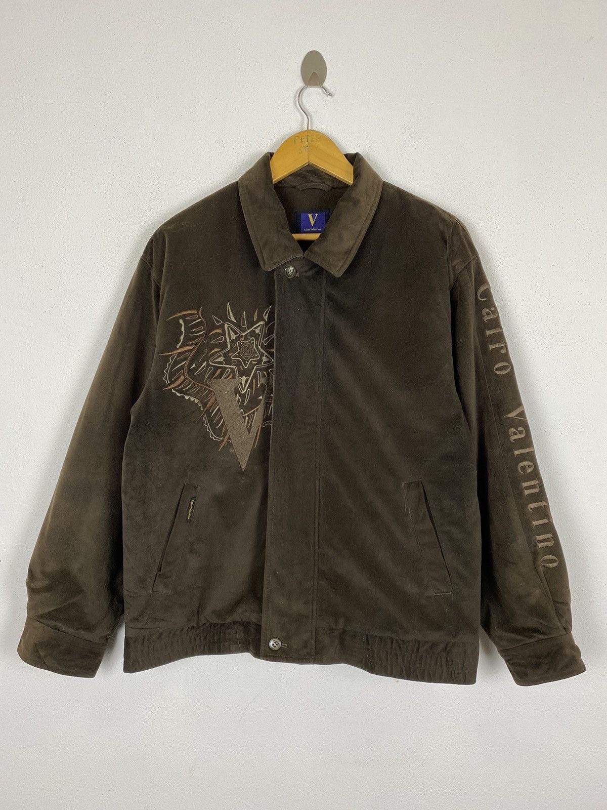 Designer 🔥ACCEPT BINDING OFFER🔥Carlo Valentino Velvet Jacket Size US L / EU 52-54 / 3 - 2 Thumbnail