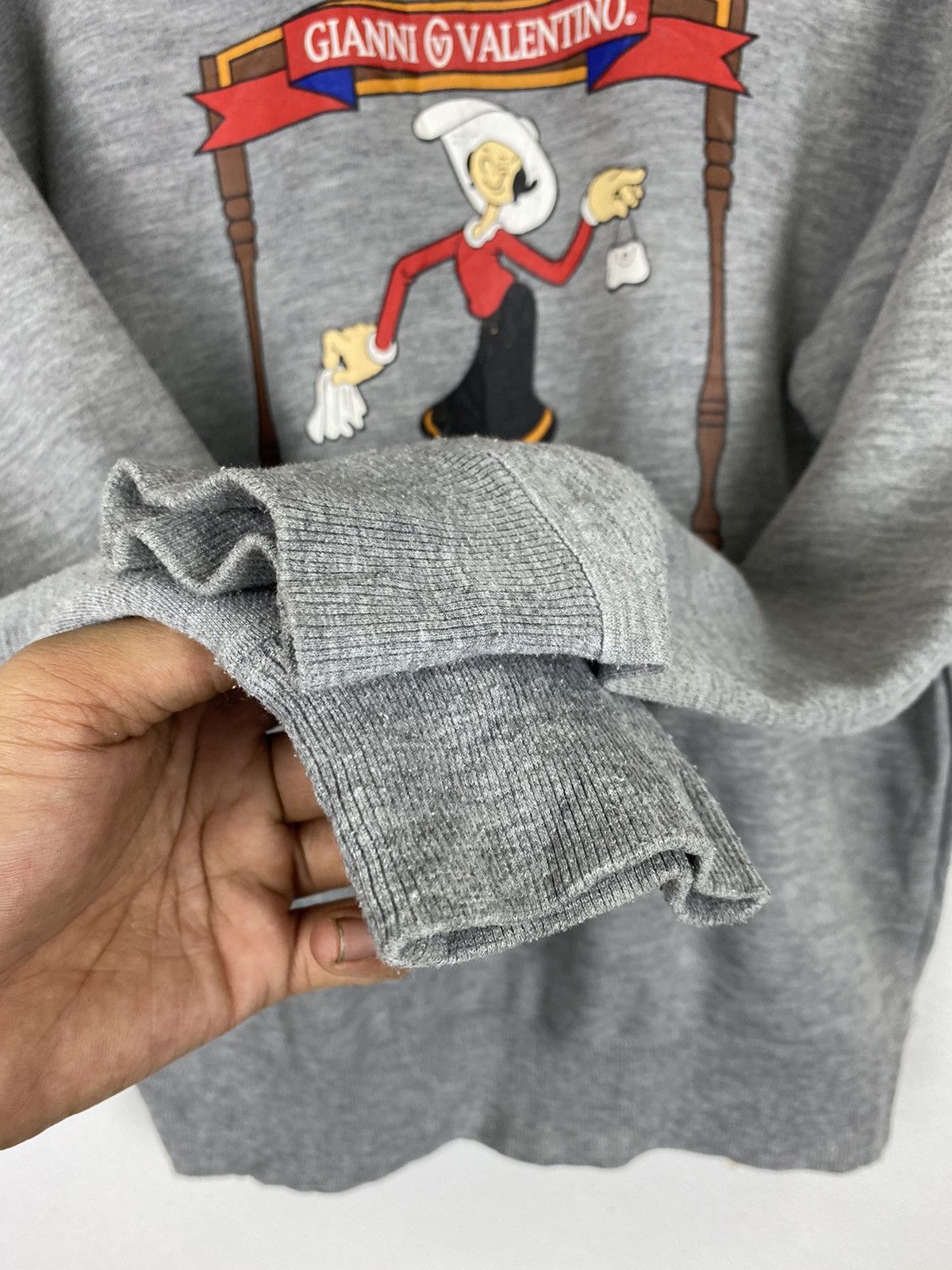 Valentino × Vintage Gianni Valentino x Olive Oyl /Popeye Sweatshirt Style Size US L / EU 52-54 / 3 - 4 Thumbnail