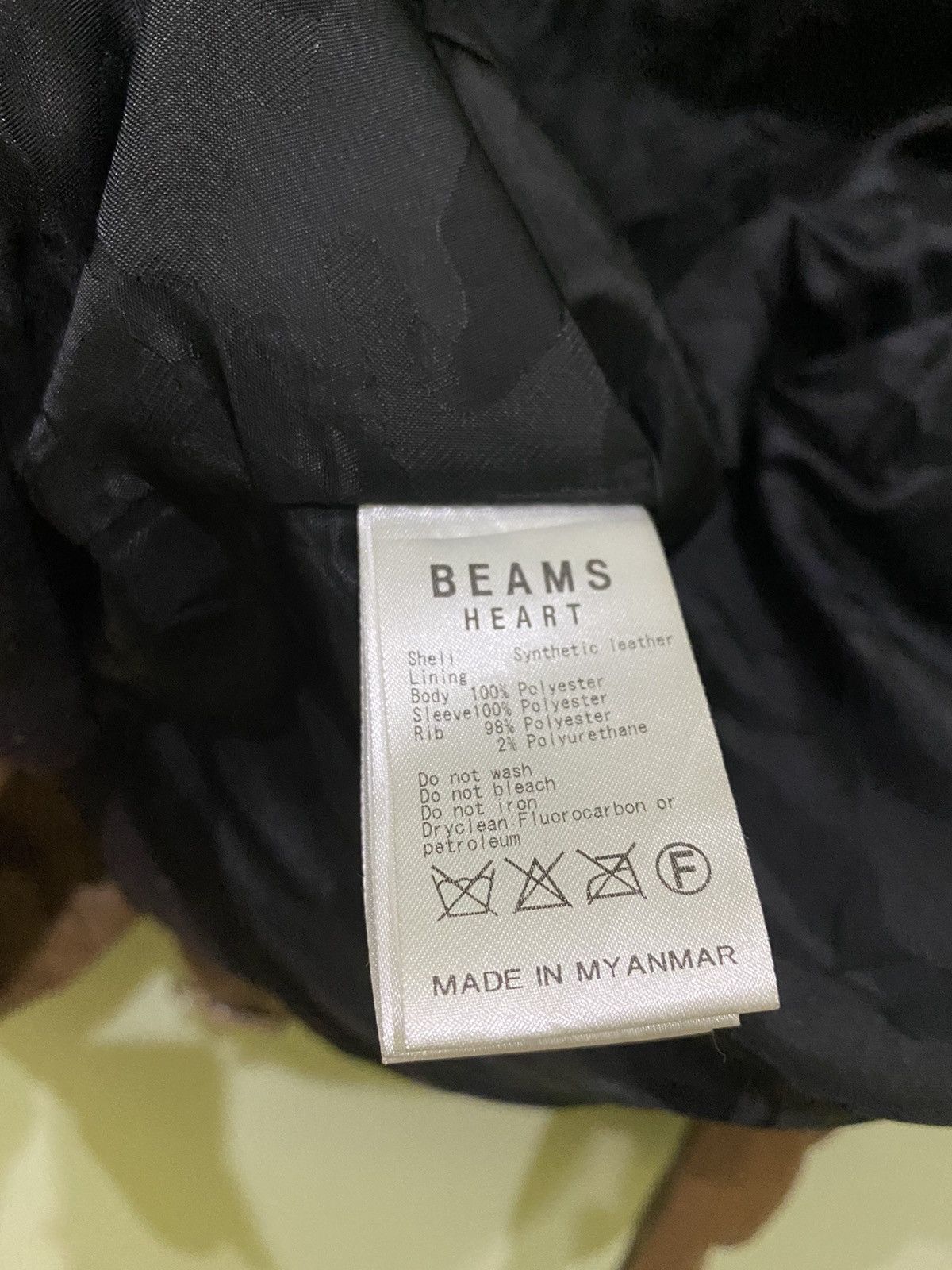 Beams Plus Beams Heart Synthetic Leather Jacket Nice Style Size US M / EU 48-50 / 2 - 15 Thumbnail