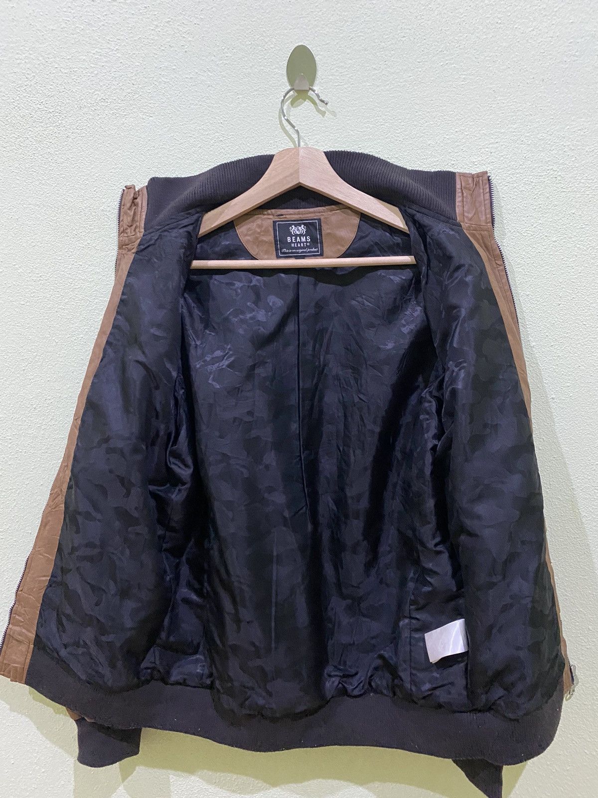 Beams Plus Beams Heart Synthetic Leather Jacket Nice Style Size US M / EU 48-50 / 2 - 13 Thumbnail