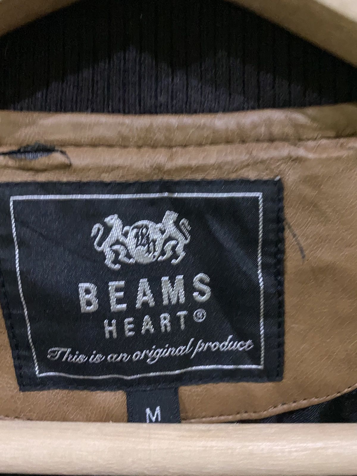 Beams Plus Beams Heart Synthetic Leather Jacket Nice Style Size US M / EU 48-50 / 2 - 14 Thumbnail