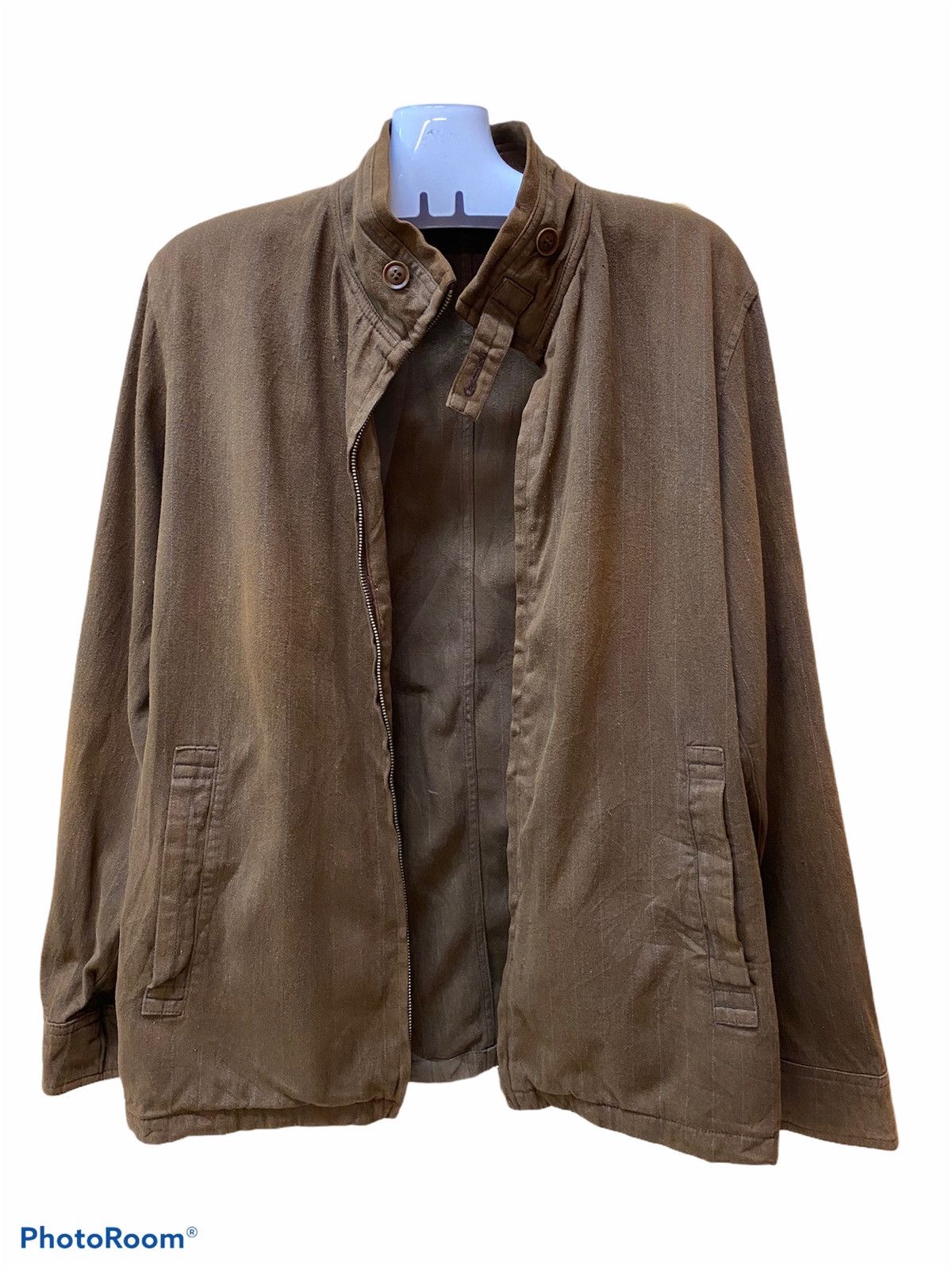 image of Famous Journal Standard Full Zipper Jacket in Brown, Men's (Size Medium)
