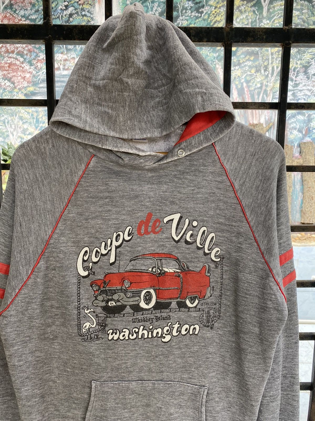 Vintage 🔥1983 VINTAGE COUPE DE VILLE WASHINGTON HODDIES Size US XL / EU 56 / 4 - 2 Thumbnail