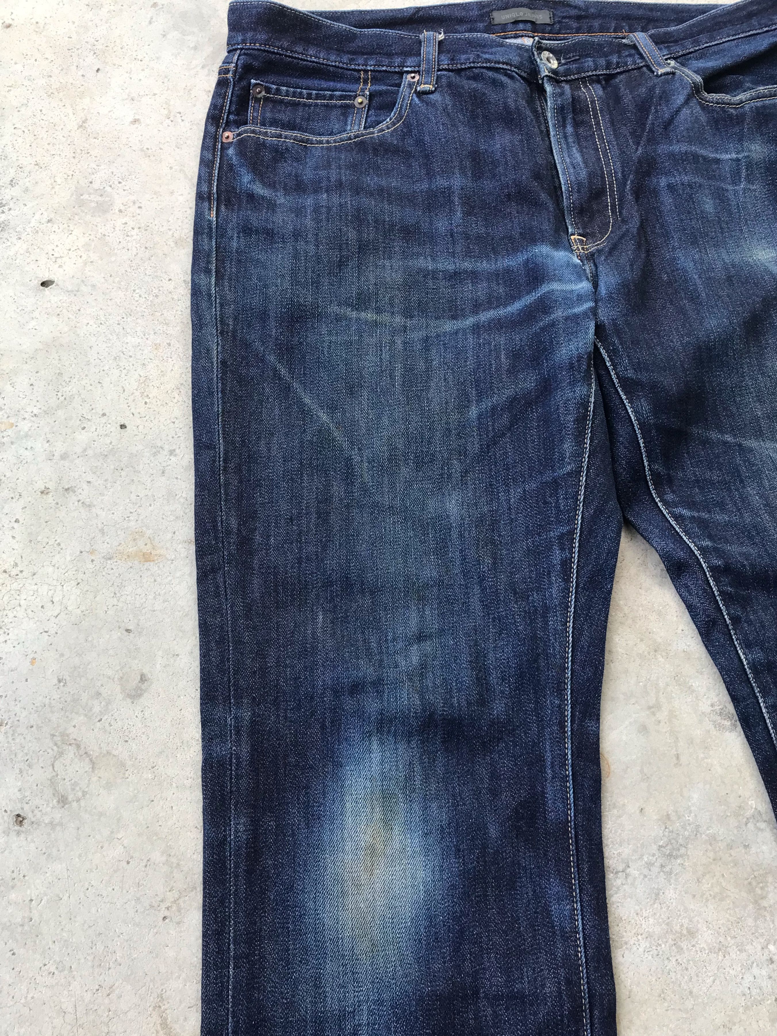 Uniqlo Uniqlo blue denim jeans 38x30 Size US 38 / EU 54 - 3 Thumbnail