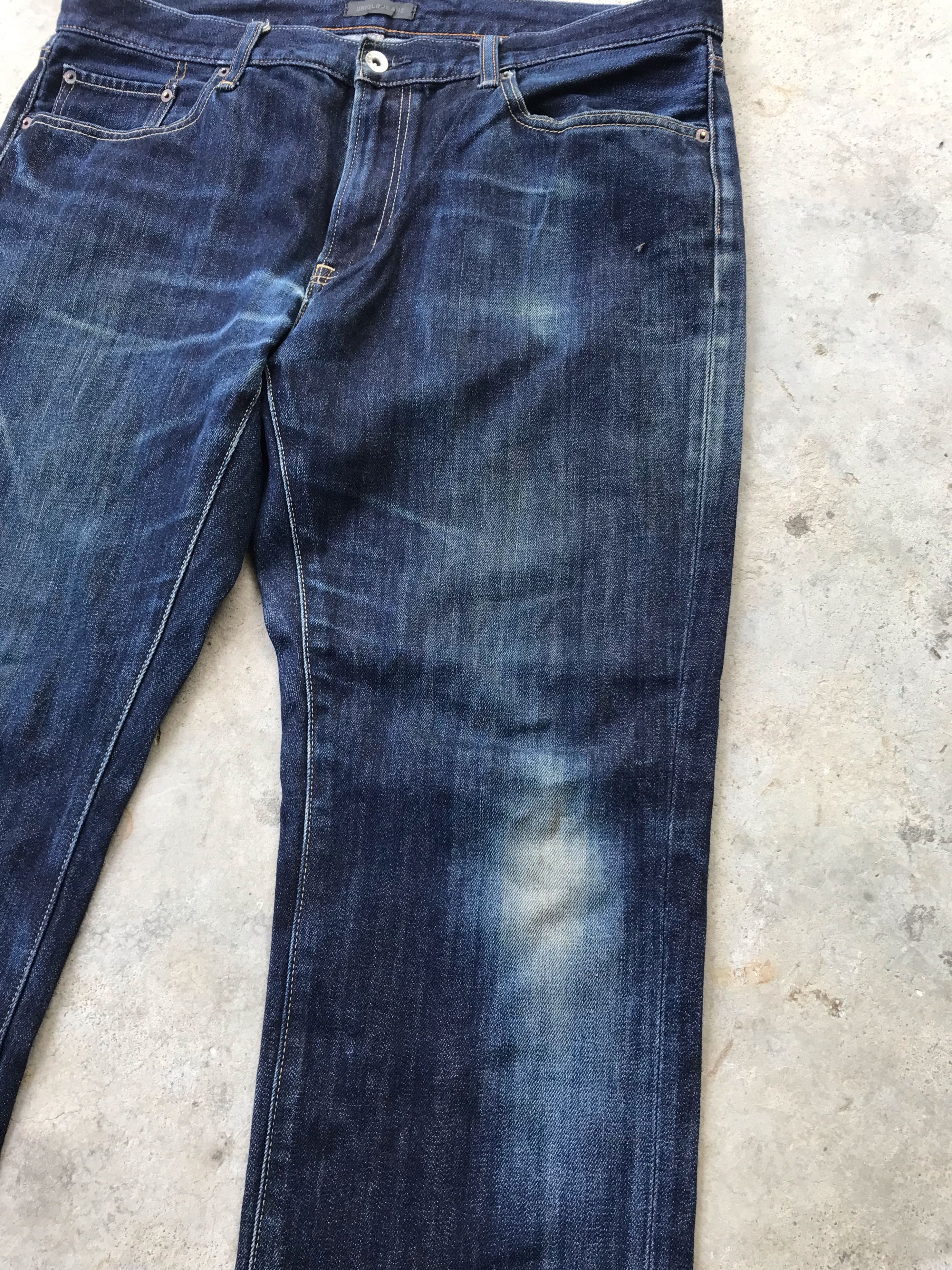 Uniqlo Uniqlo blue denim jeans 38x30 Size US 38 / EU 54 - 2 Thumbnail