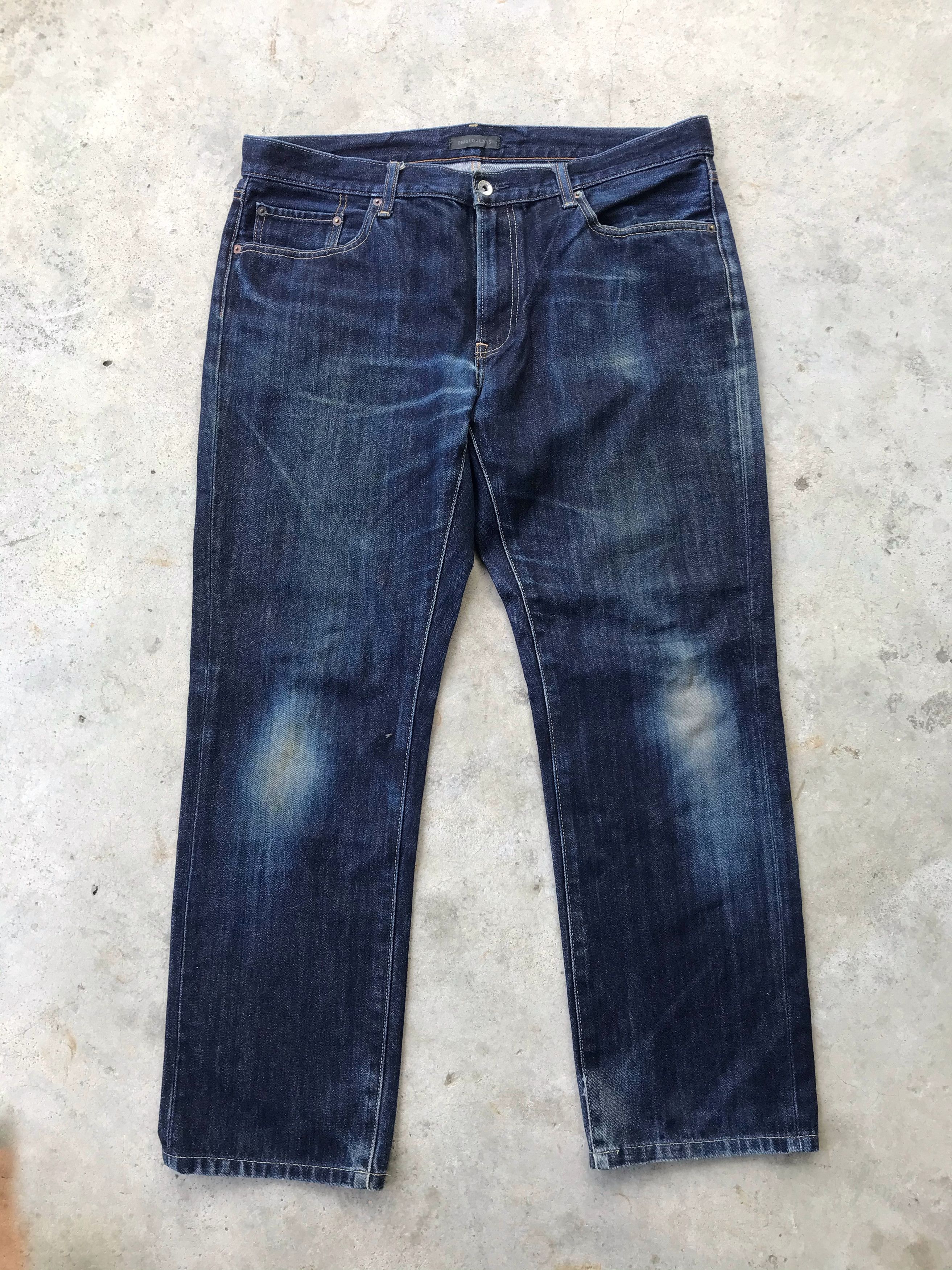 Uniqlo Uniqlo blue denim jeans 38x30 Size US 38 / EU 54 - 1 Thumbnail