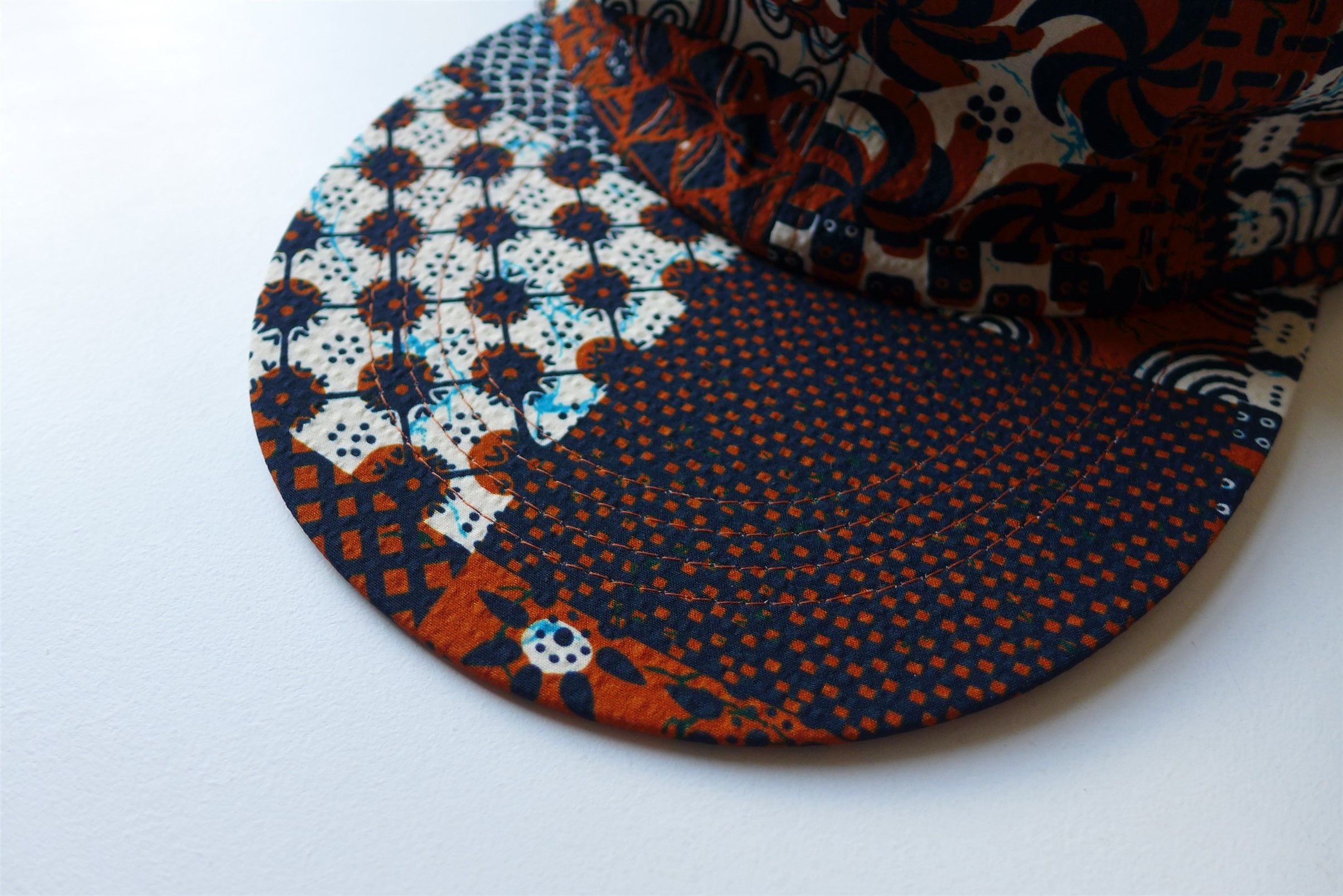 Beams Plus Beams Plus Printed Seersucker Baseball Cap Size ONE SIZE - 2 Thumbnail