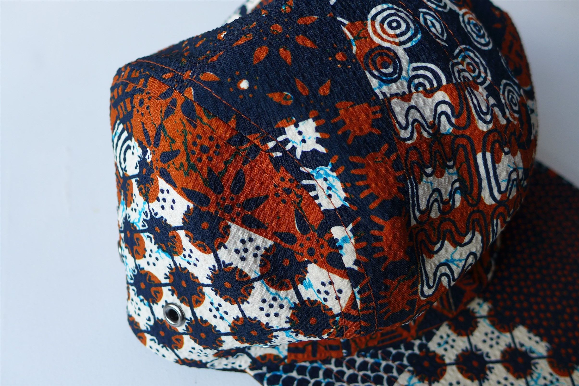 Beams Plus Beams Plus Printed Seersucker Baseball Cap Size ONE SIZE - 3 Thumbnail