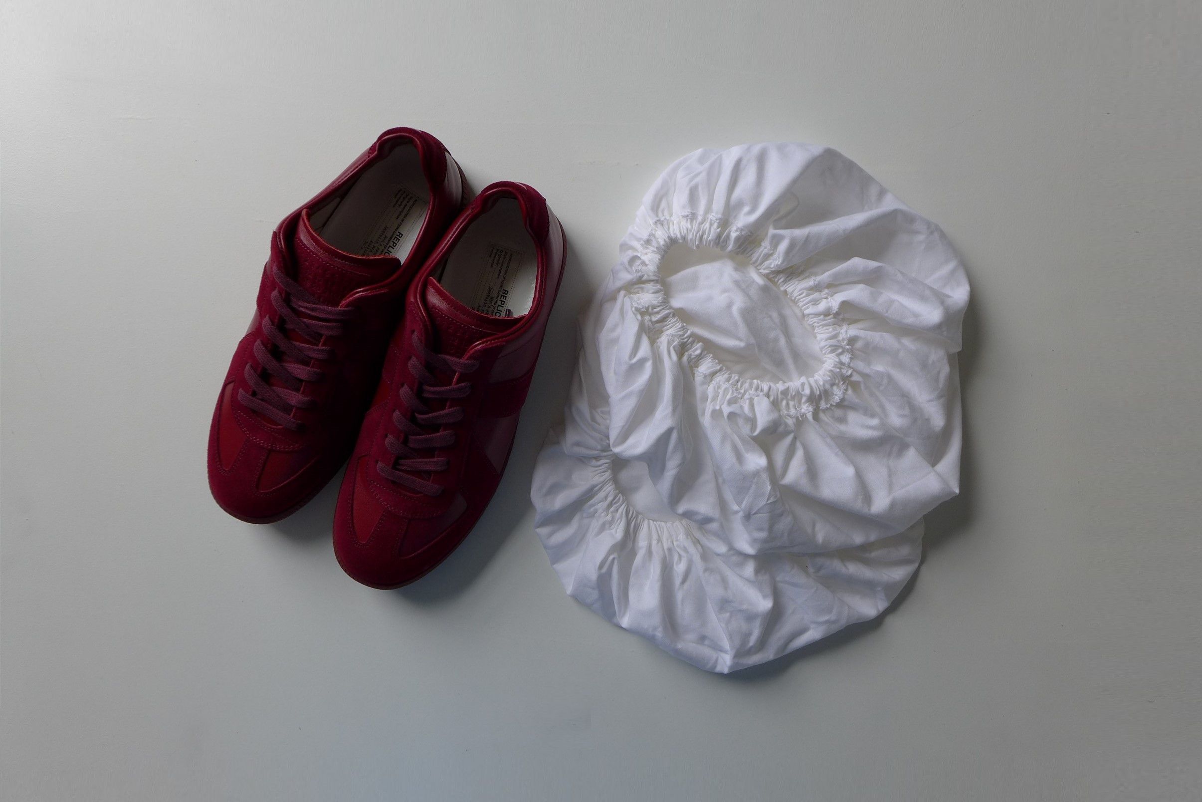 Maison Margiela n/a Margiela Replica Sneakers - Bordeaux Leather & Suede Size US 8 / EU 41 - 4 Thumbnail