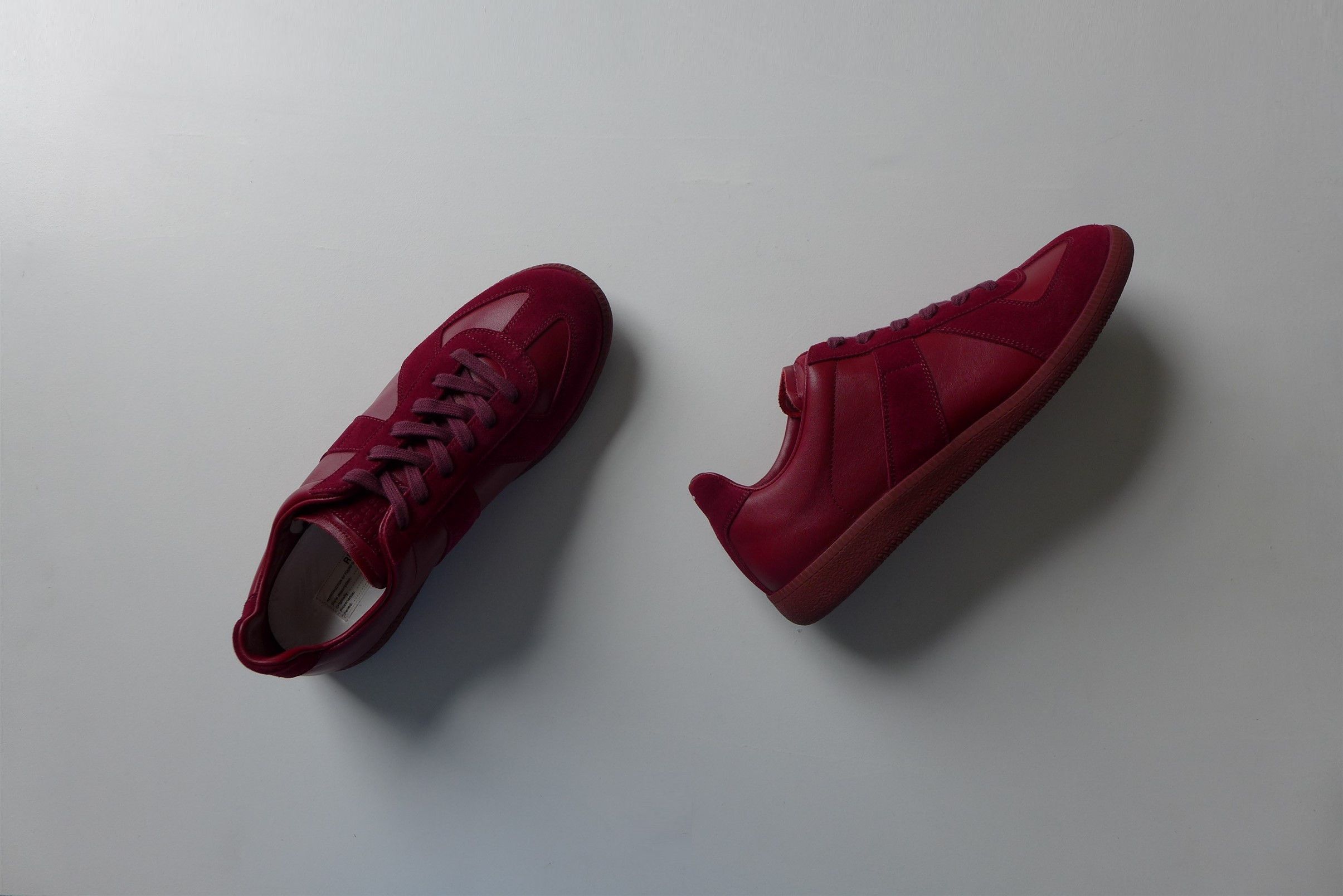 Maison Margiela n/a Margiela Replica Sneakers - Bordeaux Leather & Suede Size US 8 / EU 41 - 5 Thumbnail