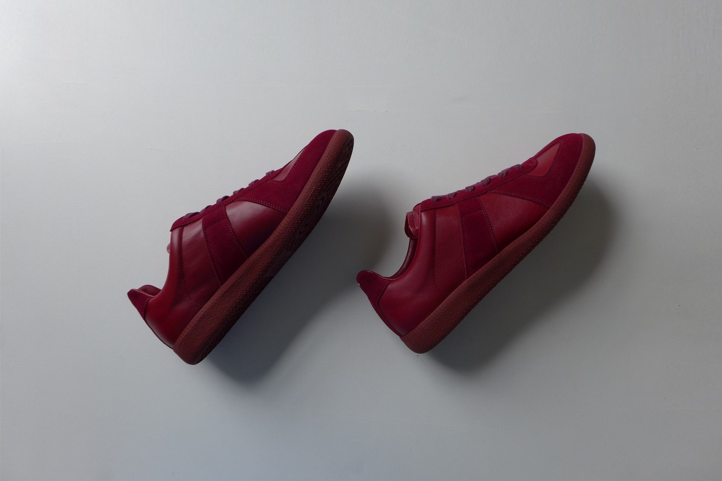 Maison Margiela n/a Margiela Replica Sneakers - Bordeaux Leather & Suede Size US 8 / EU 41 - 6 Thumbnail