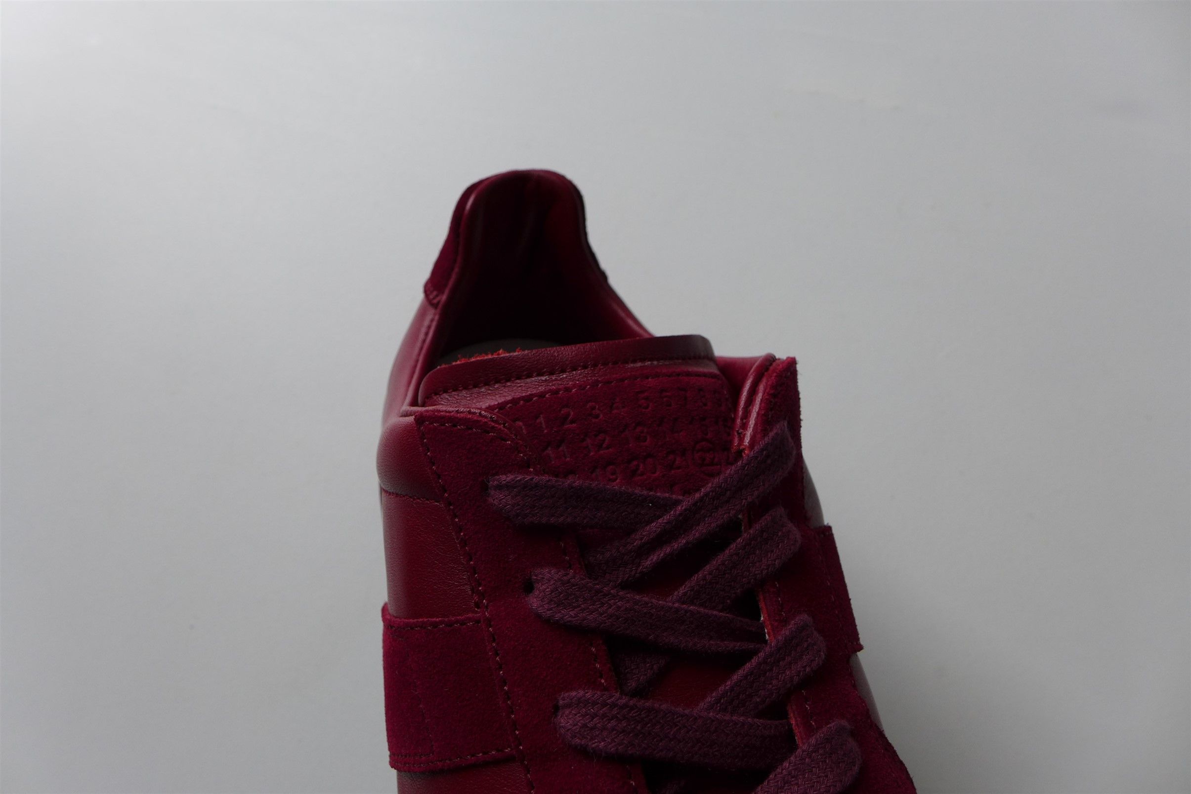 Maison Margiela n/a Margiela Replica Sneakers - Bordeaux Leather & Suede Size US 8 / EU 41 - 8 Thumbnail