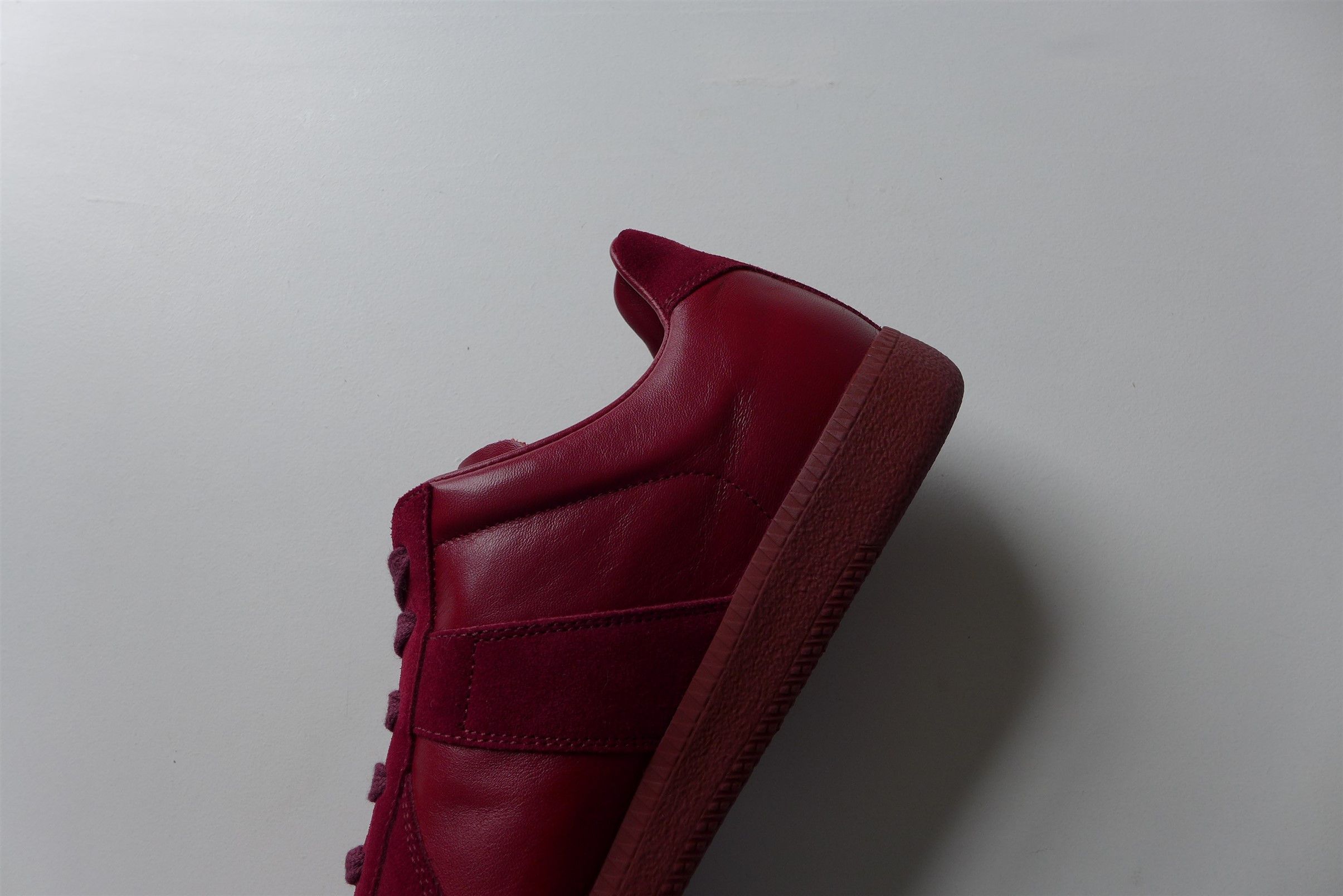 Maison Margiela n/a Margiela Replica Sneakers - Bordeaux Leather & Suede Size US 8 / EU 41 - 9 Thumbnail