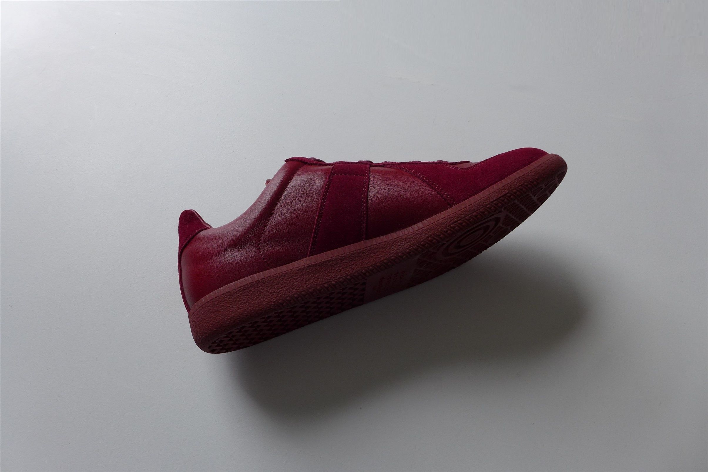 Maison Margiela n/a Margiela Replica Sneakers - Bordeaux Leather & Suede Size US 8 / EU 41 - 7 Thumbnail