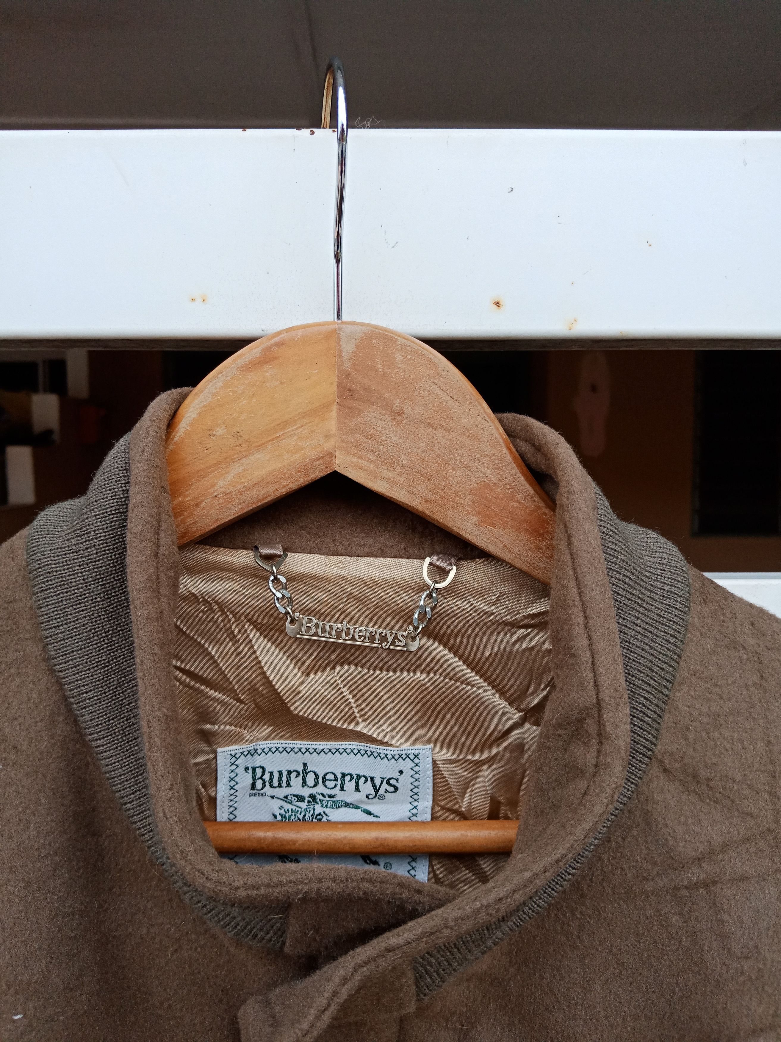 Burberry × Burberry Prorsum Burberrys Wool Biker Jacket Size US L / EU 52-54 / 3 - 10 Thumbnail