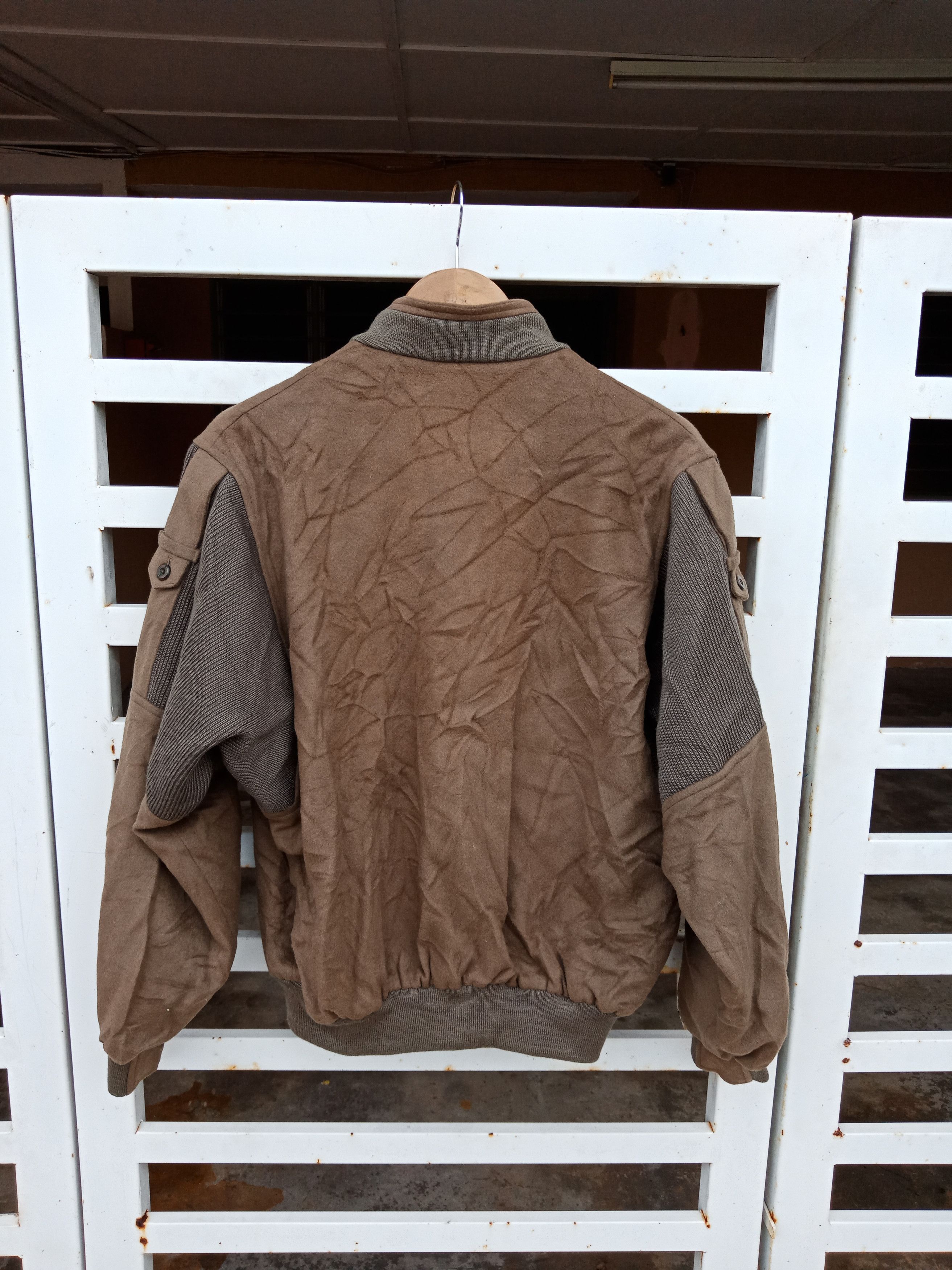 Burberry × Burberry Prorsum Burberrys Wool Biker Jacket Size US L / EU 52-54 / 3 - 2 Thumbnail
