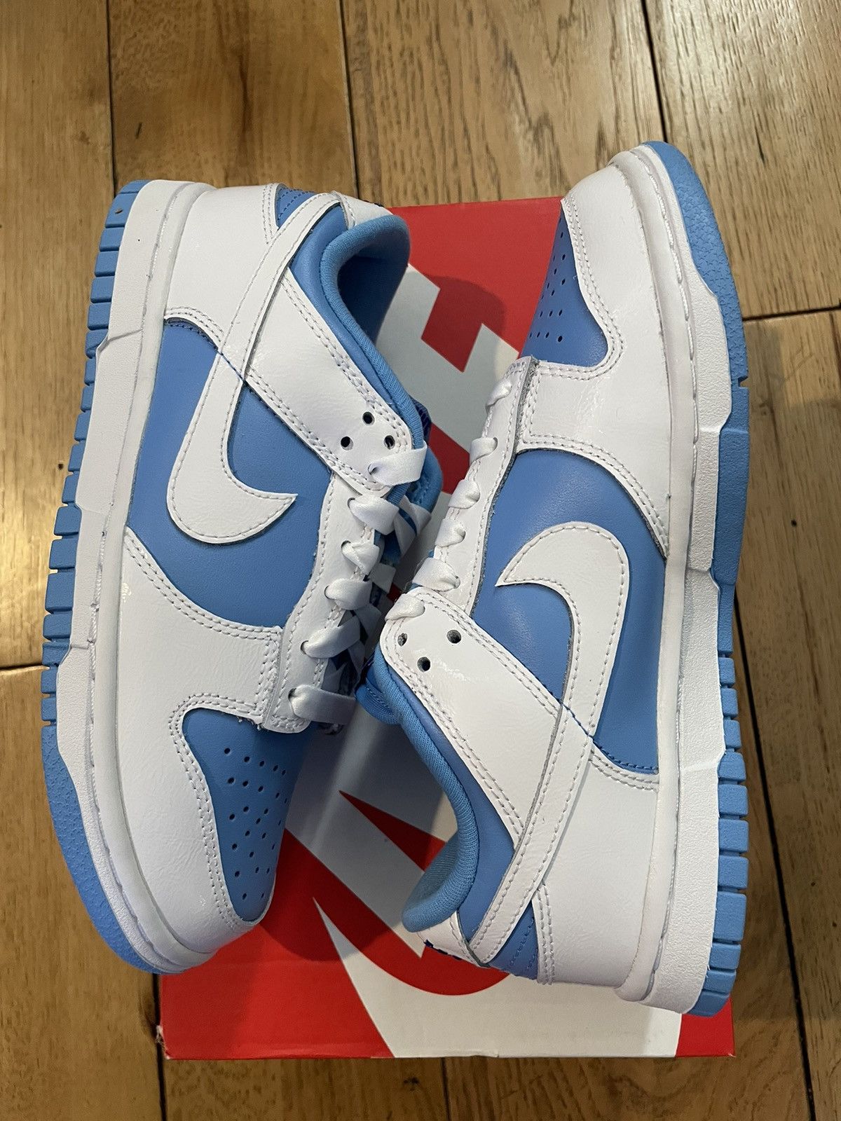 Nike Nike Dunk Low Reverse UNC W Size US 5 / IT 35 - 2 Thumbnail