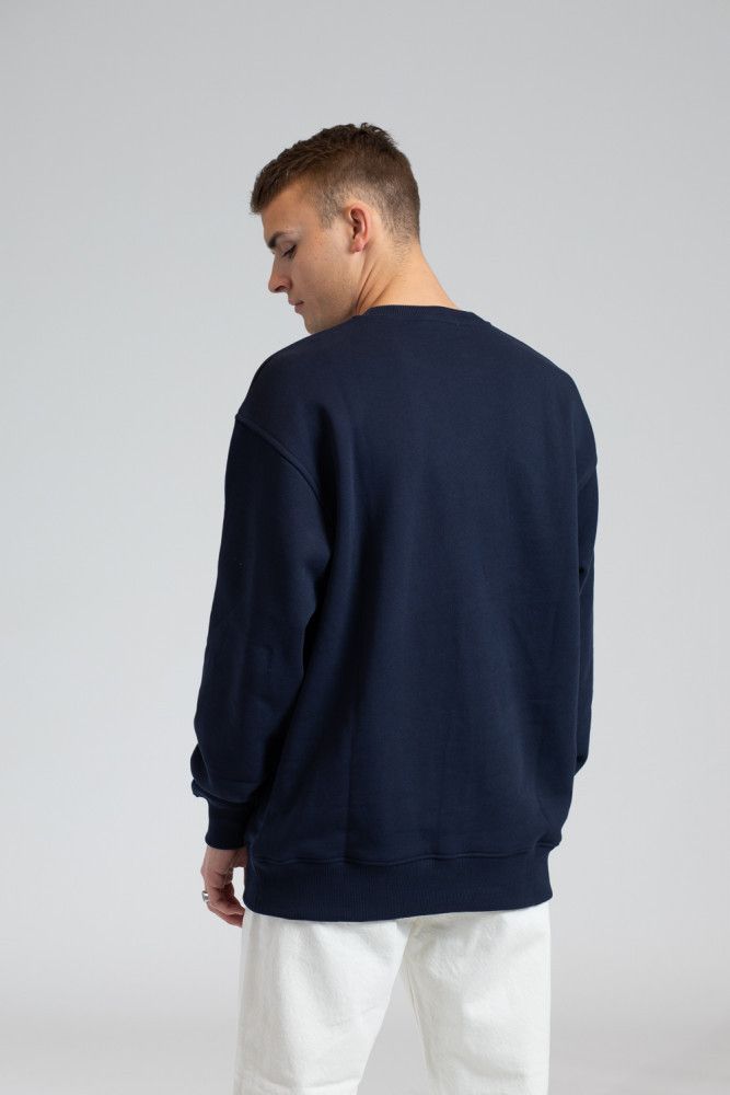 Acne Studios Acne Studios Forban Embroidered Sweatshirt - Navy Size US M / EU 48-50 / 2 - 3 Thumbnail