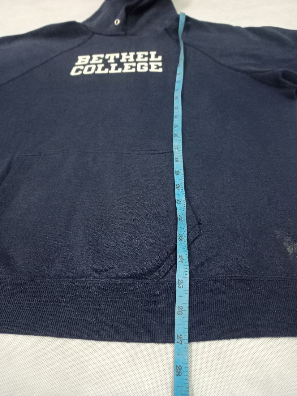 Vintage VINTAGE BETHEL COLLEGE SPELL OUT HOODIE Size US XL / EU 56 / 4 - 10 Thumbnail