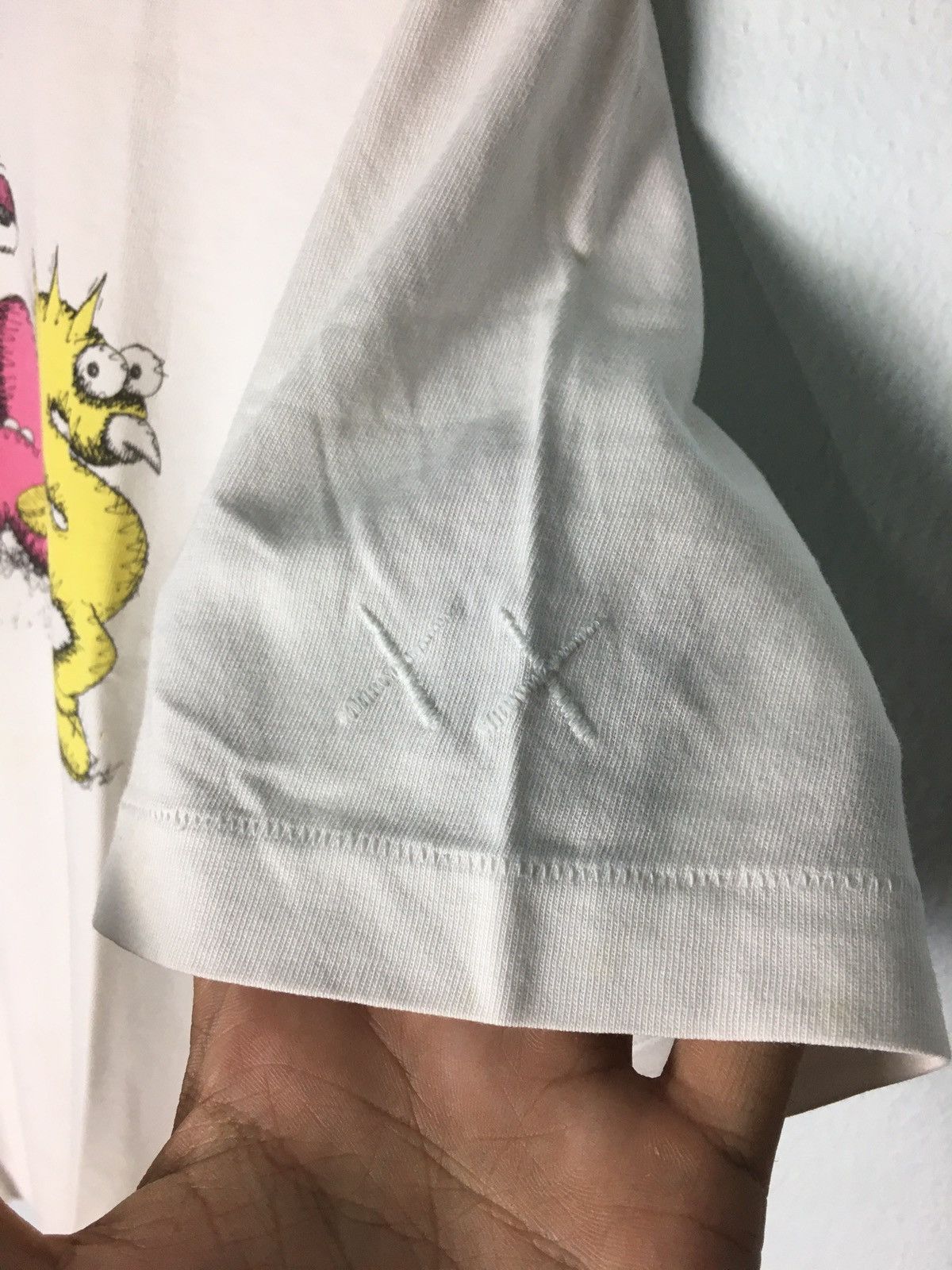Kaws × Original Fake × Uniqlo Kaws Spell Out Multicolor Tee Shirt Uniqlo Size US M / EU 48-50 / 2 - 4 Thumbnail