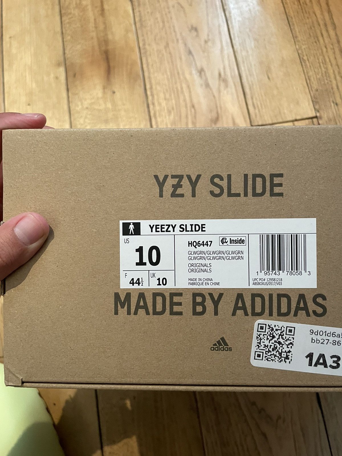 Adidas × Kanye West Yeezy Slide Glow Green Restock 2022 Size US 10 / EU 43 - 10 Thumbnail