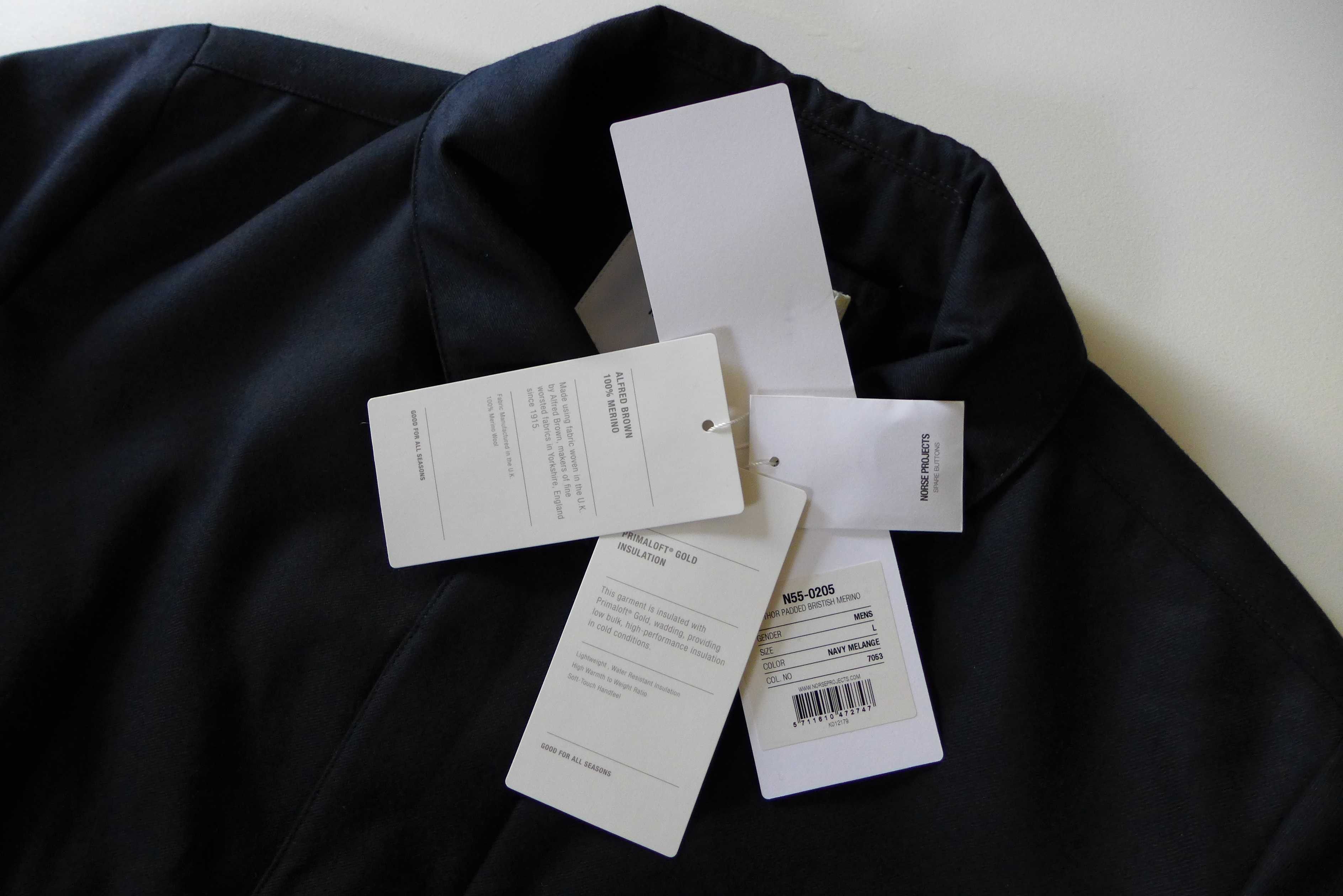 Norse Projects Norse Projects Thor British Merino Jacket - Navy Melange Size US L / EU 52-54 / 3 - 15 Thumbnail