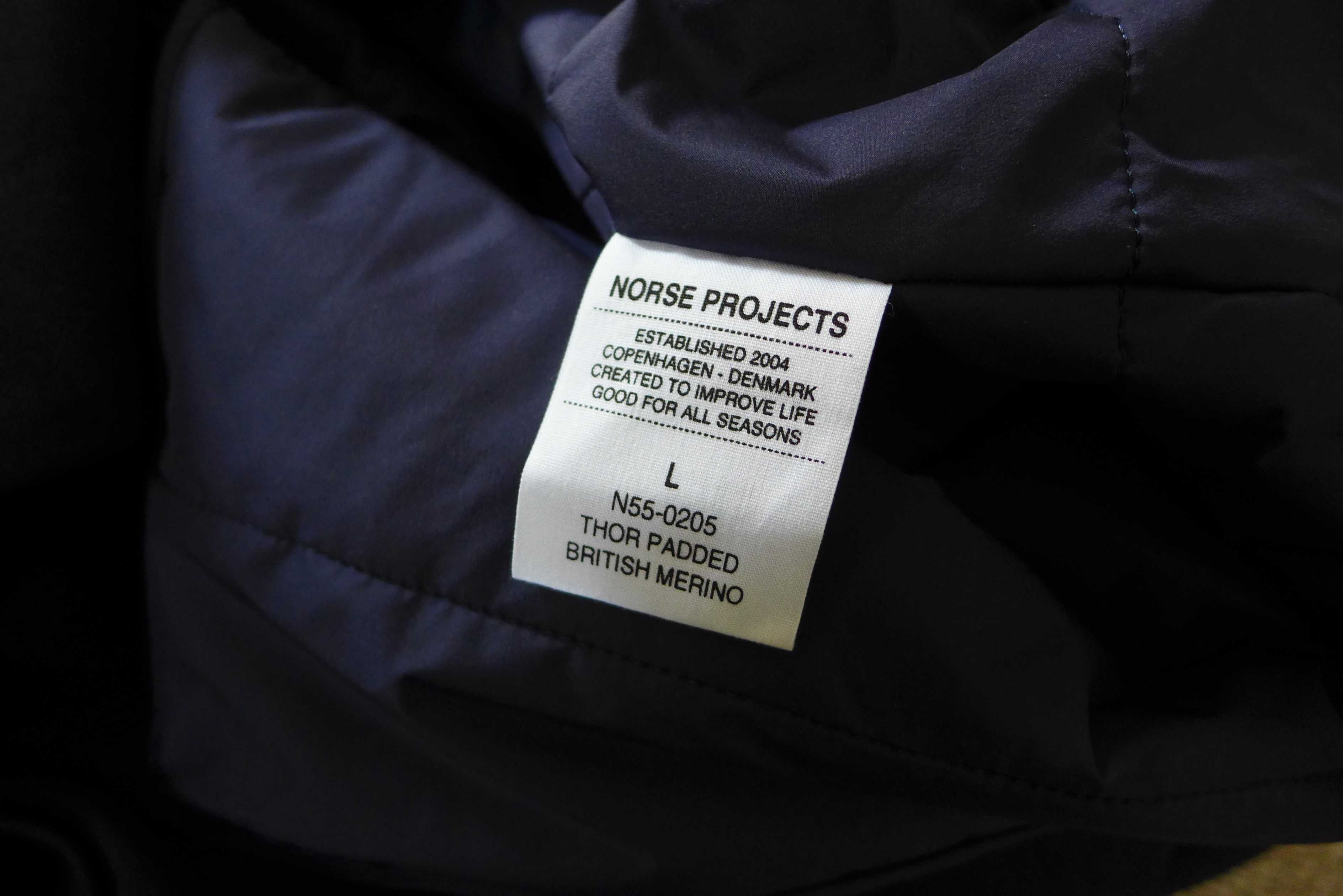 Norse Projects Norse Projects Thor British Merino Jacket - Navy Melange Size US L / EU 52-54 / 3 - 18 Thumbnail