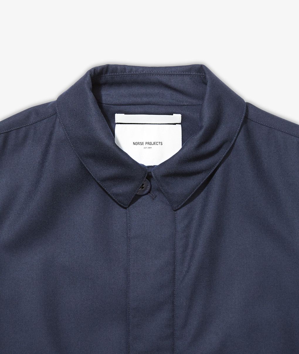 Norse Projects Norse Projects Thor British Merino Jacket - Navy Melange Size US L / EU 52-54 / 3 - 5 Thumbnail