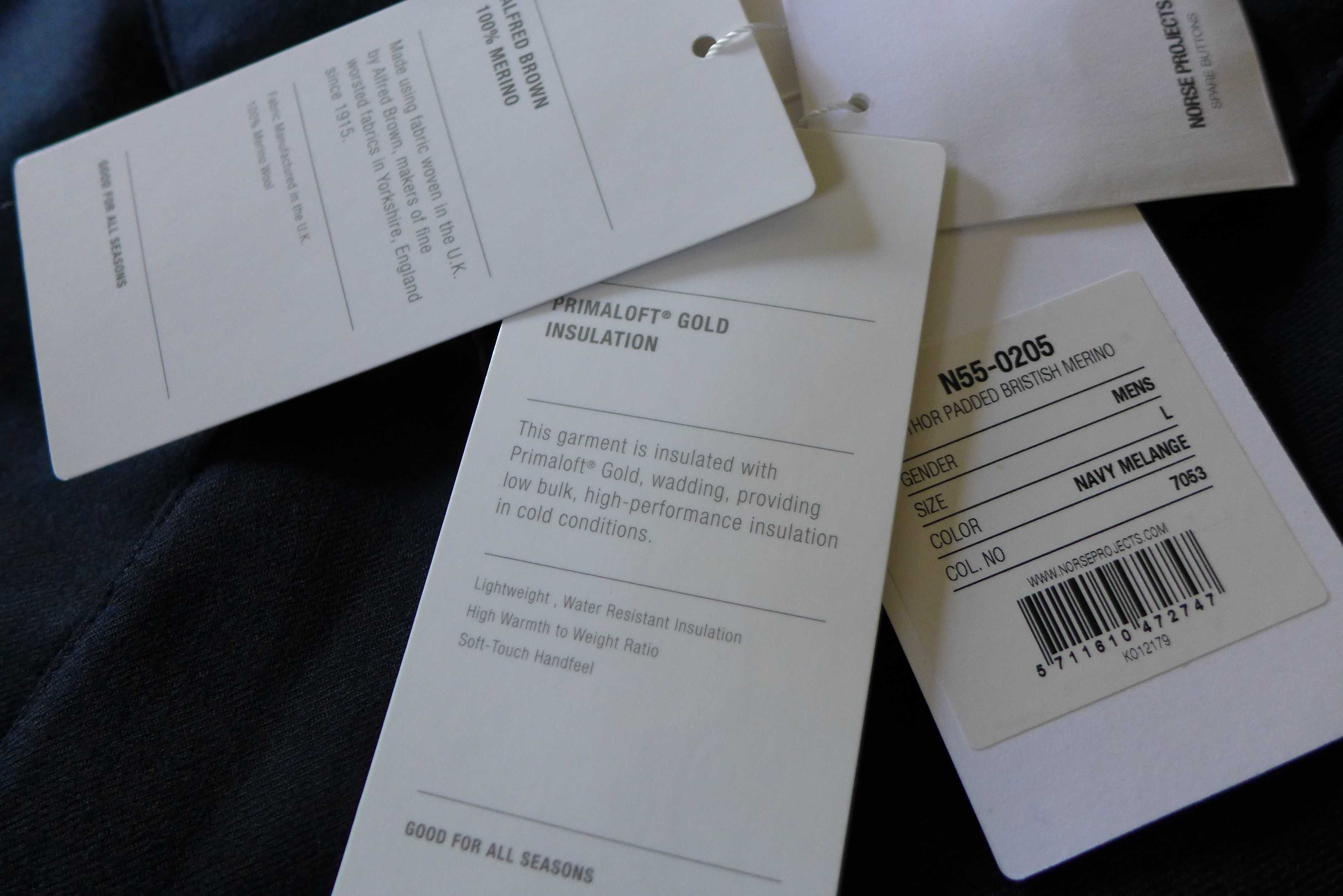 Norse Projects Norse Projects Thor British Merino Jacket - Navy Melange Size US L / EU 52-54 / 3 - 16 Thumbnail