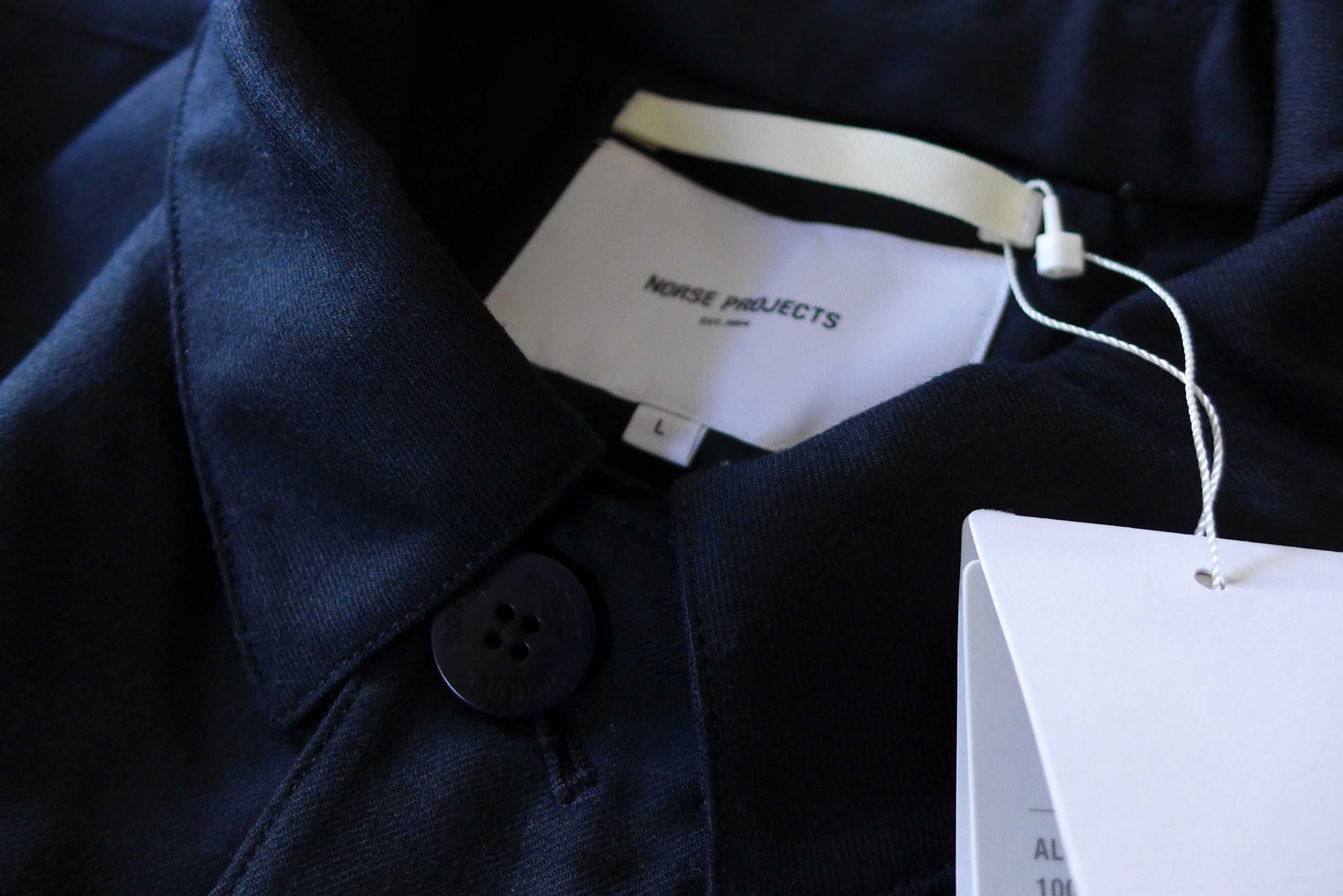 Norse Projects Norse Projects Thor British Merino Jacket - Navy Melange Size US L / EU 52-54 / 3 - 14 Thumbnail