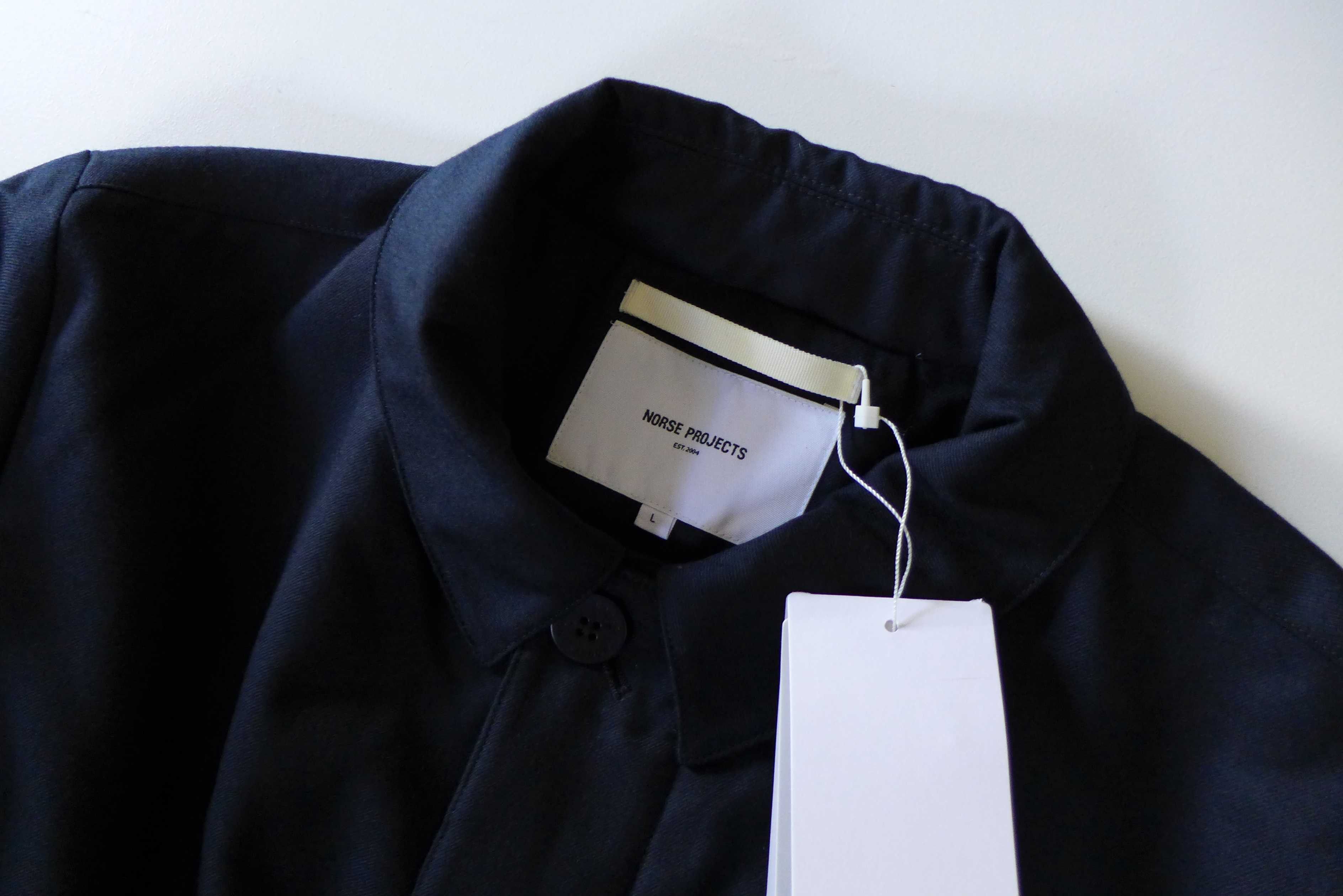 Norse Projects Norse Projects Thor British Merino Jacket - Navy Melange Size US L / EU 52-54 / 3 - 13 Thumbnail