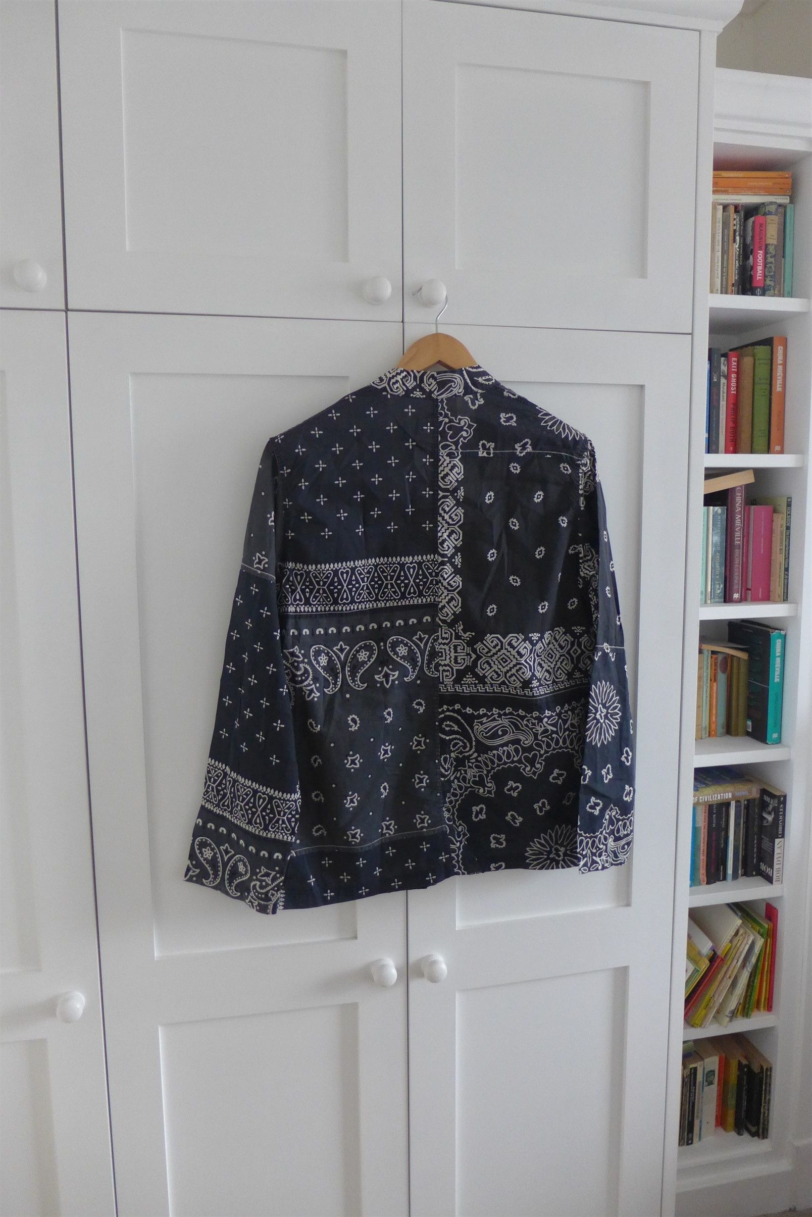 Kapital Kapital Kakashi Bandana Patchwork Kimono Shirt - Black Size US L / EU 52-54 / 3 - 2 Thumbnail