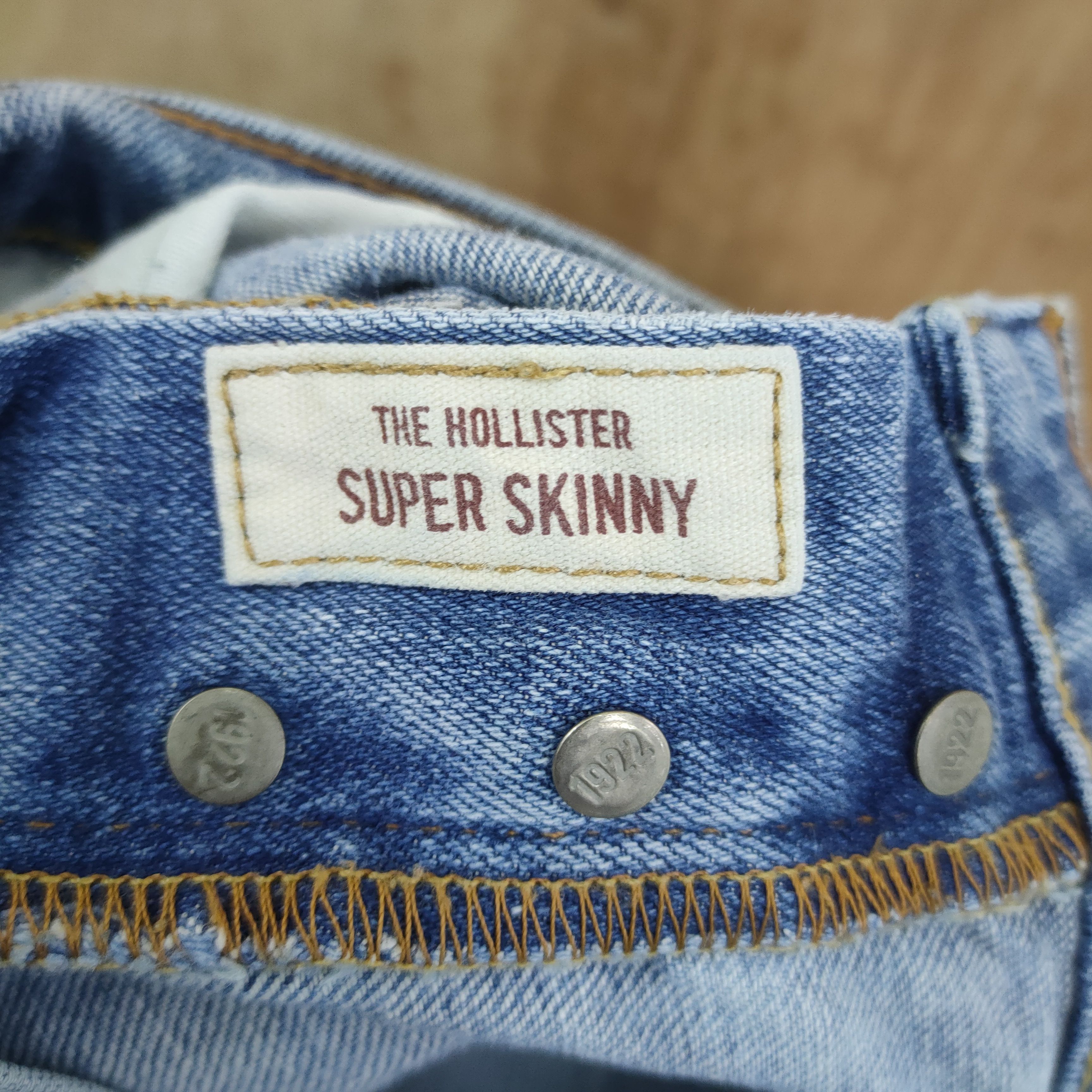 Hollister × StraightFaded 34 × 32 HOLLISTER SUPER SKINNY FADED JEAN Size US 34 / EU 50 - 10 Thumbnail