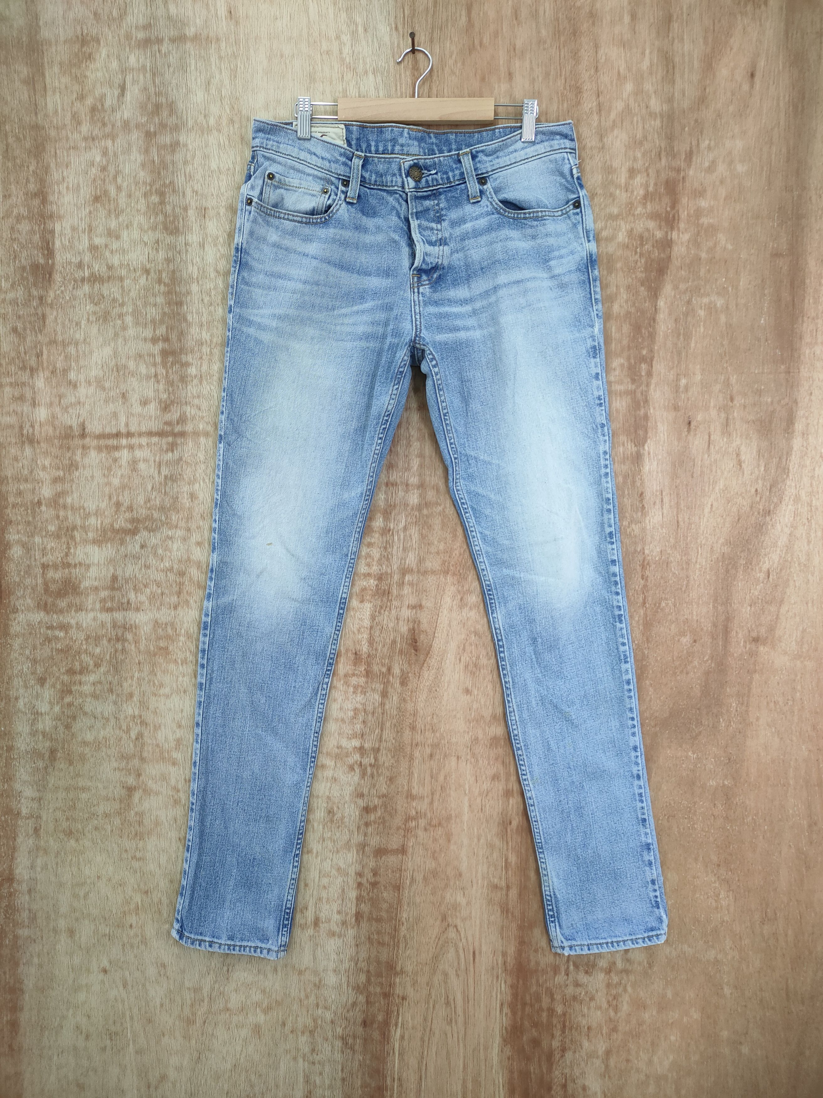 Hollister × StraightFaded 34 × 32 HOLLISTER SUPER SKINNY FADED JEAN Size US 34 / EU 50 - 1 Thumbnail