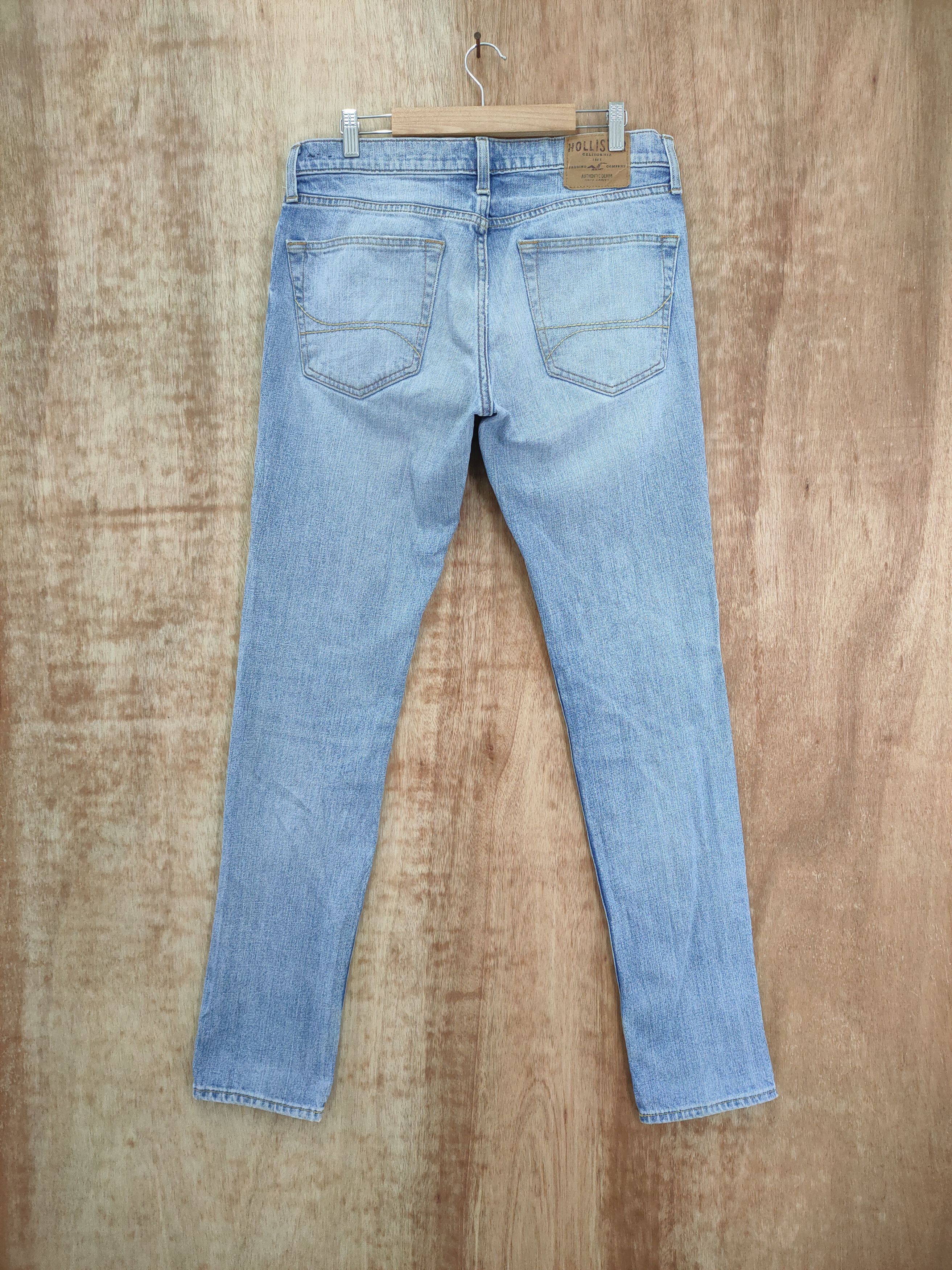 Hollister × StraightFaded 34 × 32 HOLLISTER SUPER SKINNY FADED JEAN Size US 34 / EU 50 - 2 Thumbnail