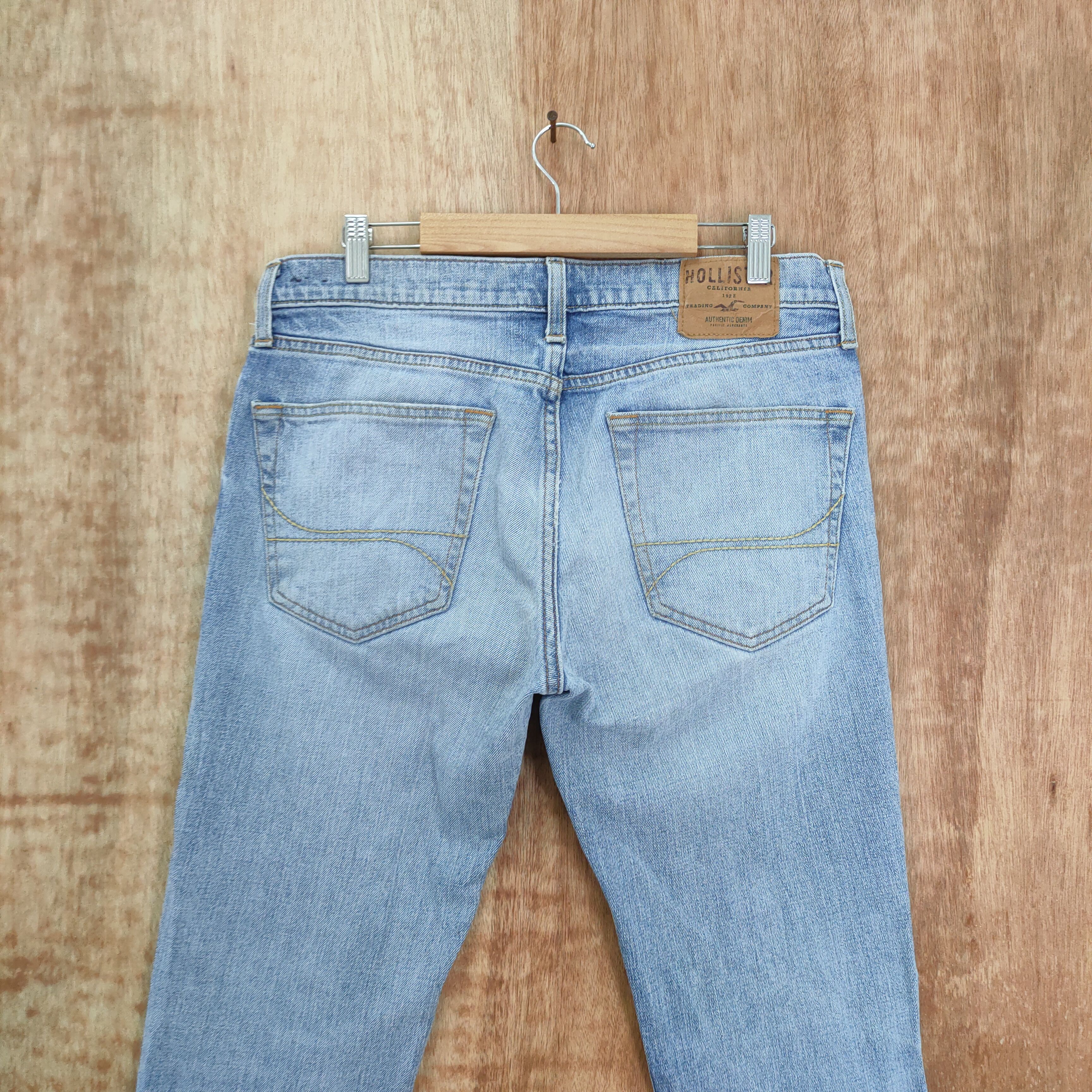 Hollister × StraightFaded 34 × 32 HOLLISTER SUPER SKINNY FADED JEAN Size US 34 / EU 50 - 11 Thumbnail