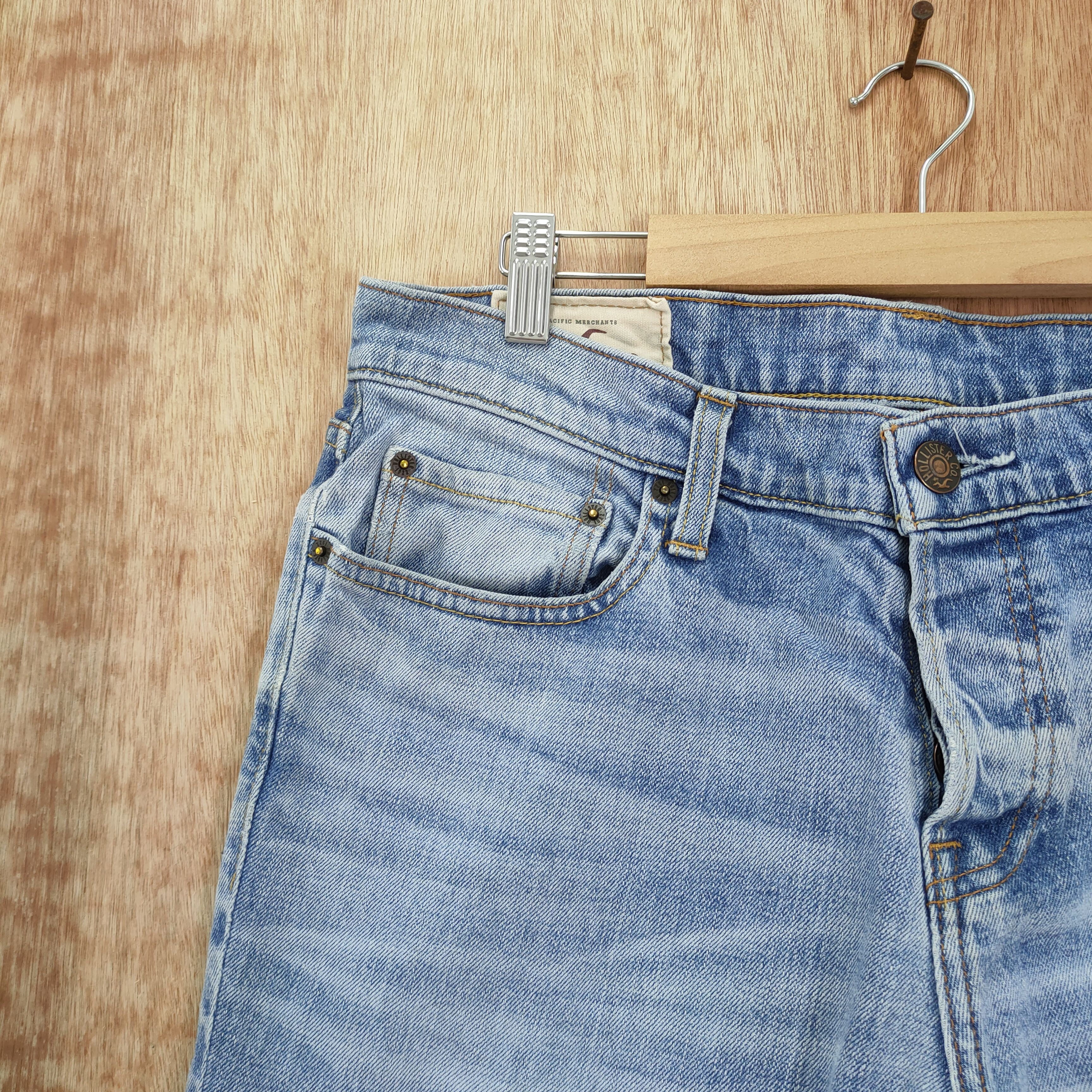 Hollister × StraightFaded 34 × 32 HOLLISTER SUPER SKINNY FADED JEAN Size US 34 / EU 50 - 8 Thumbnail