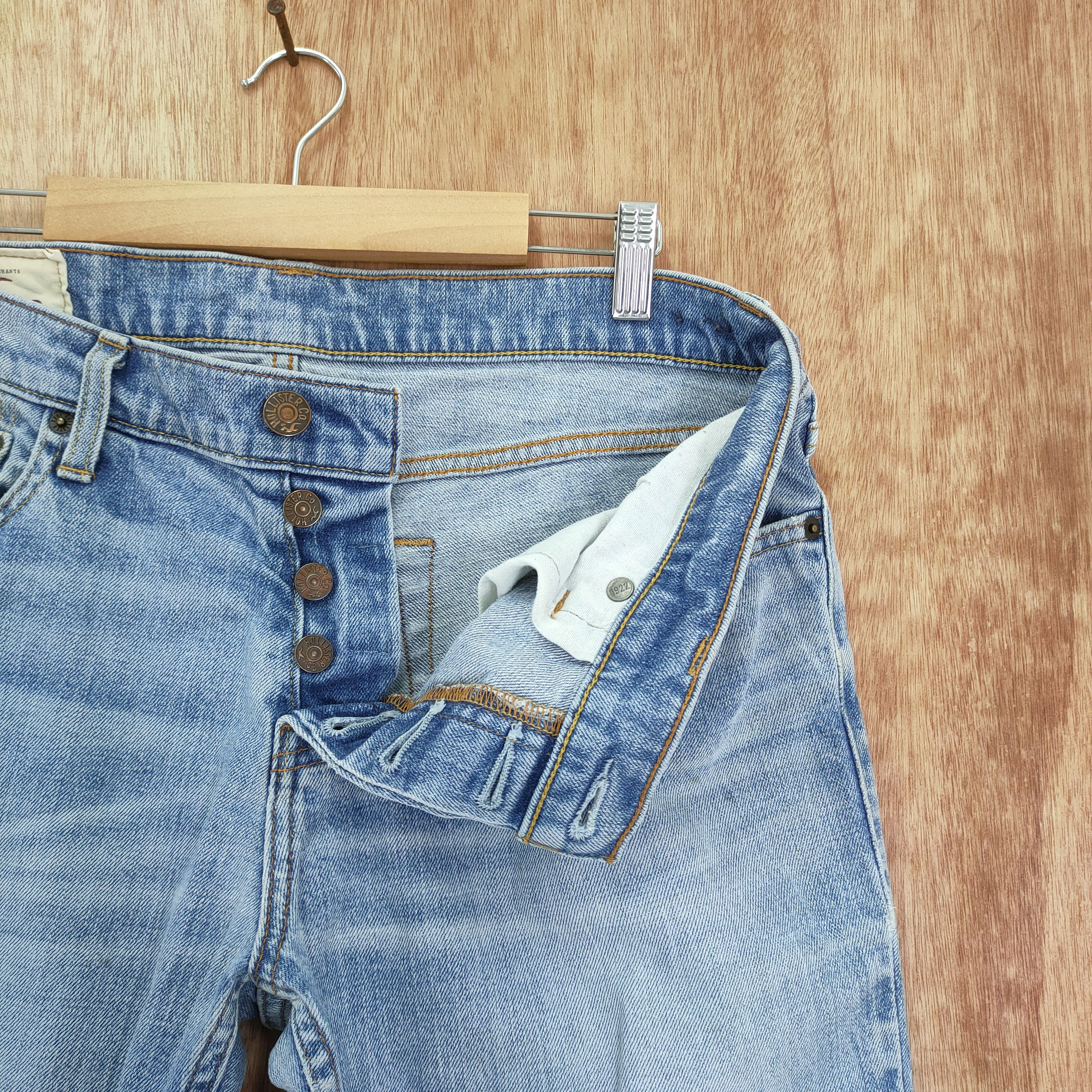 Hollister × StraightFaded 34 × 32 HOLLISTER SUPER SKINNY FADED JEAN Size US 34 / EU 50 - 9 Thumbnail